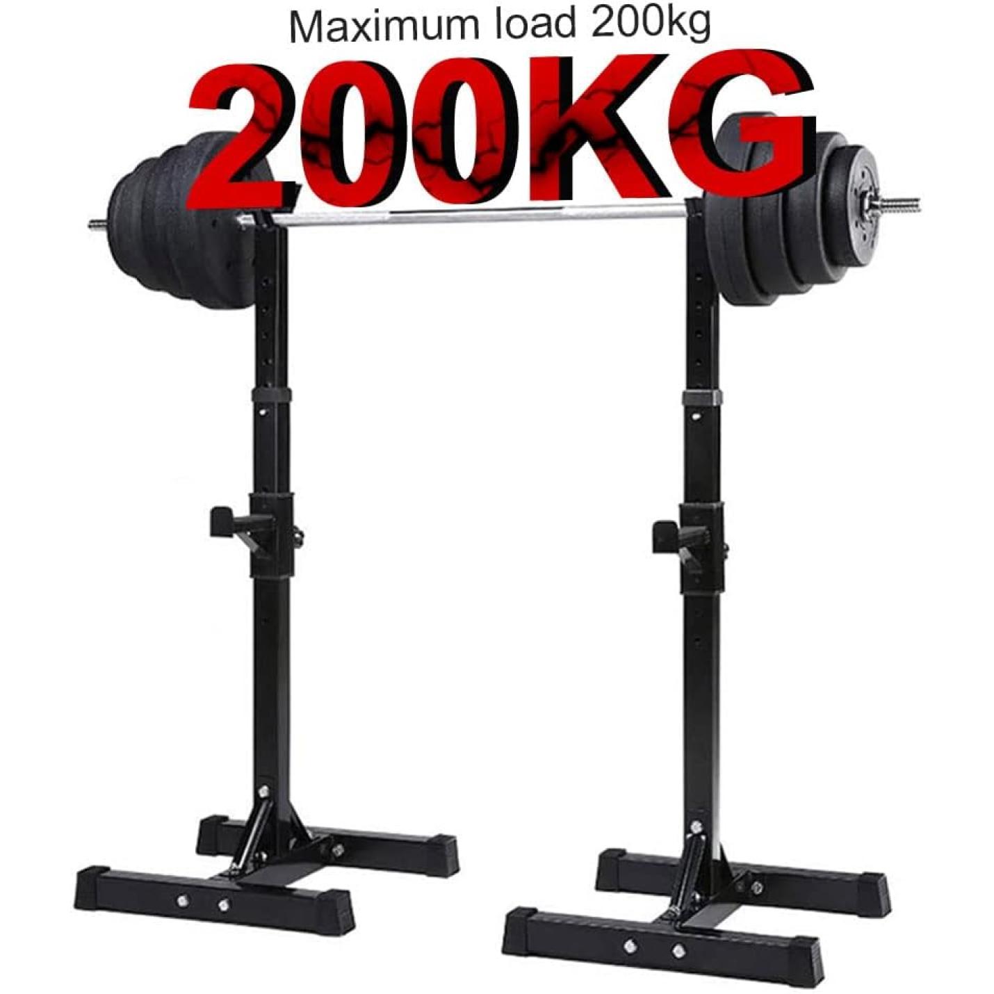 Verstelbare Versterk je lichaam: Squat rek met een draagvermogen van 200kg.