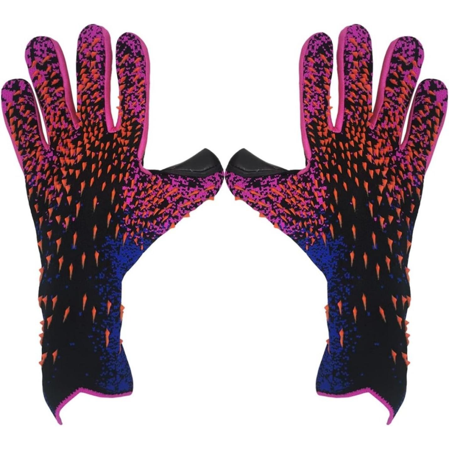 Voetbal Goalkeeper Handschoenen voor jongens, kinderen, volwassenen, voetbalkeeperset, premium keepershandschoenen, super grip en bescherming, maat 6/7/8/9/10 - happygetfit.com