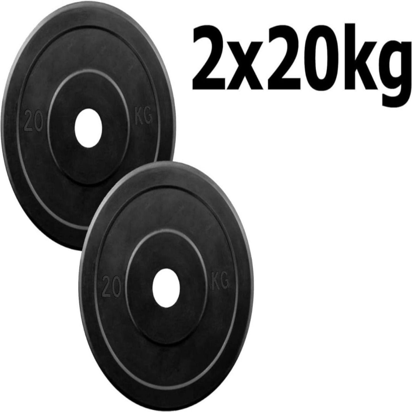 20kg rubberen stoffen halterschijven