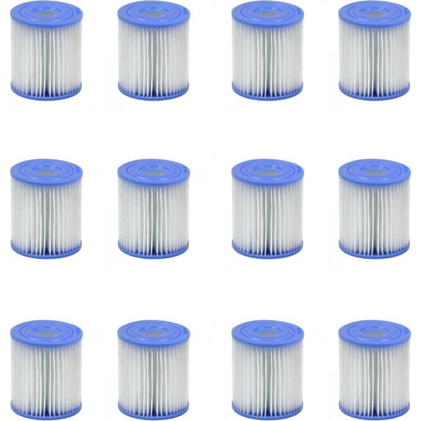 Intex 29007/29008 Filtercartridges H Set Van 12 Stuks