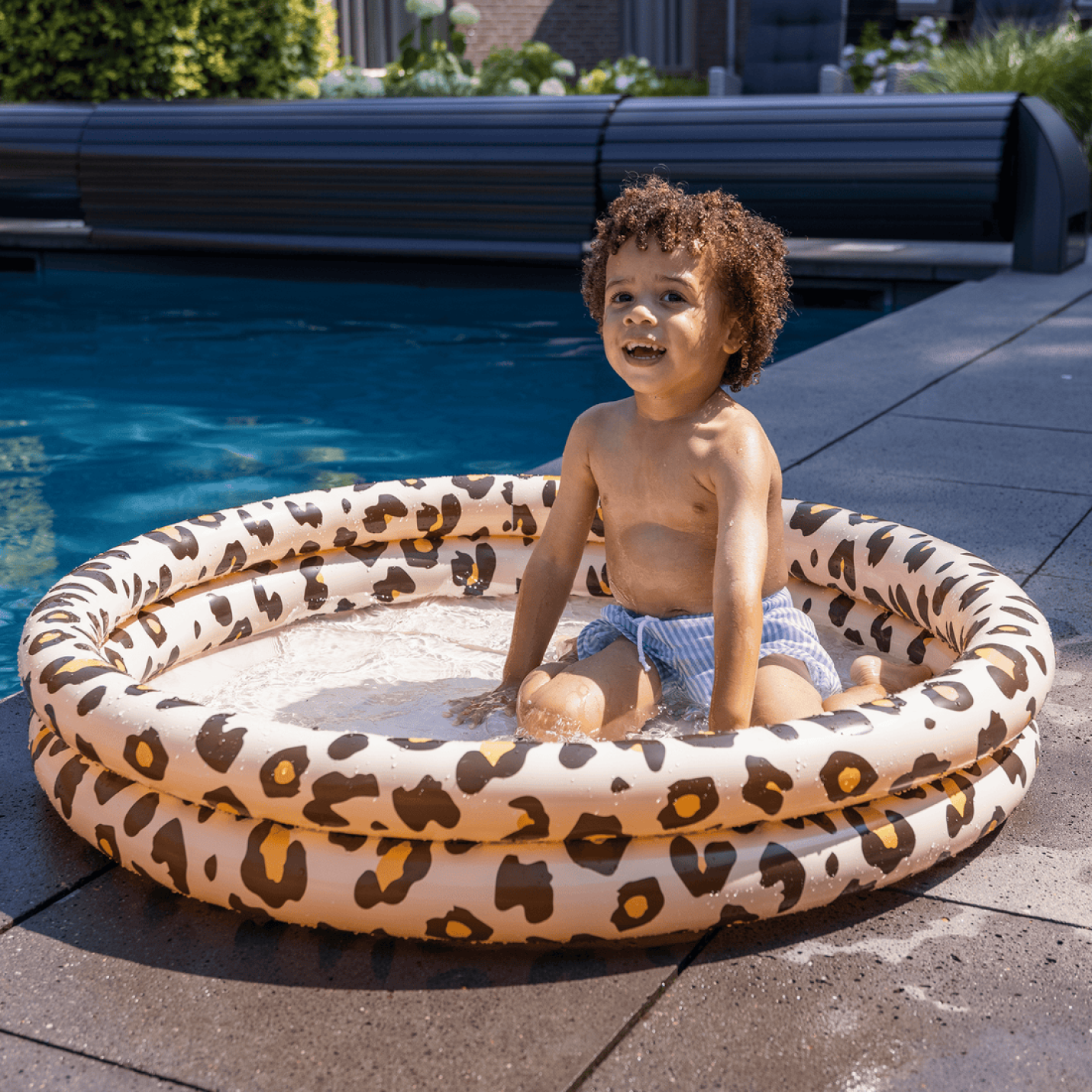 Swim Essentials Zwembad Beige Panterprint - 60 cm; Afbeelding: 3
