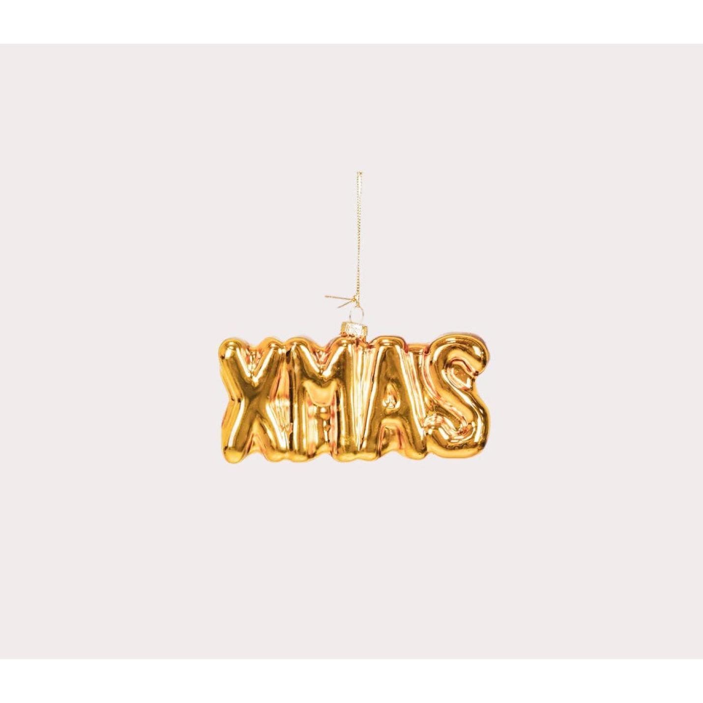 Housevitamin Kerstornament X-Mas Goud