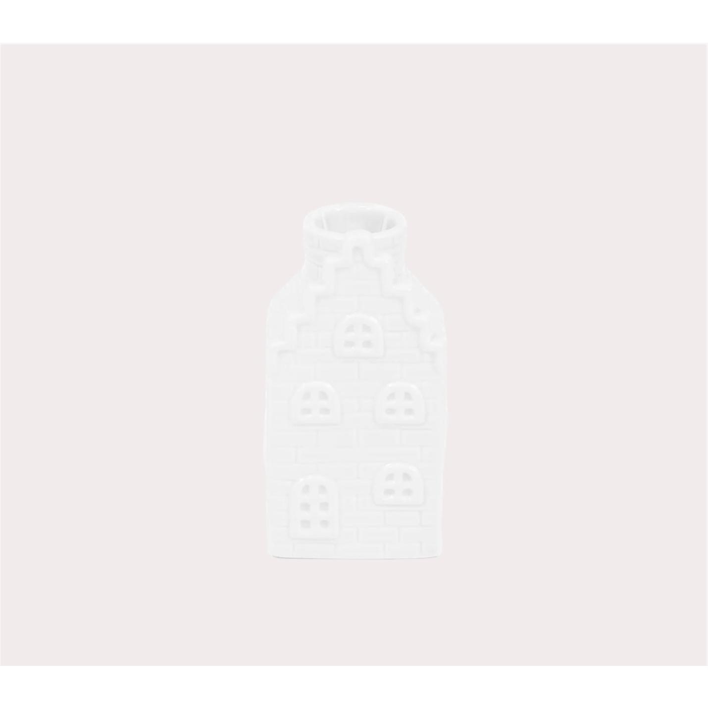 Housevitamin Keramiek kandelaar huis wit