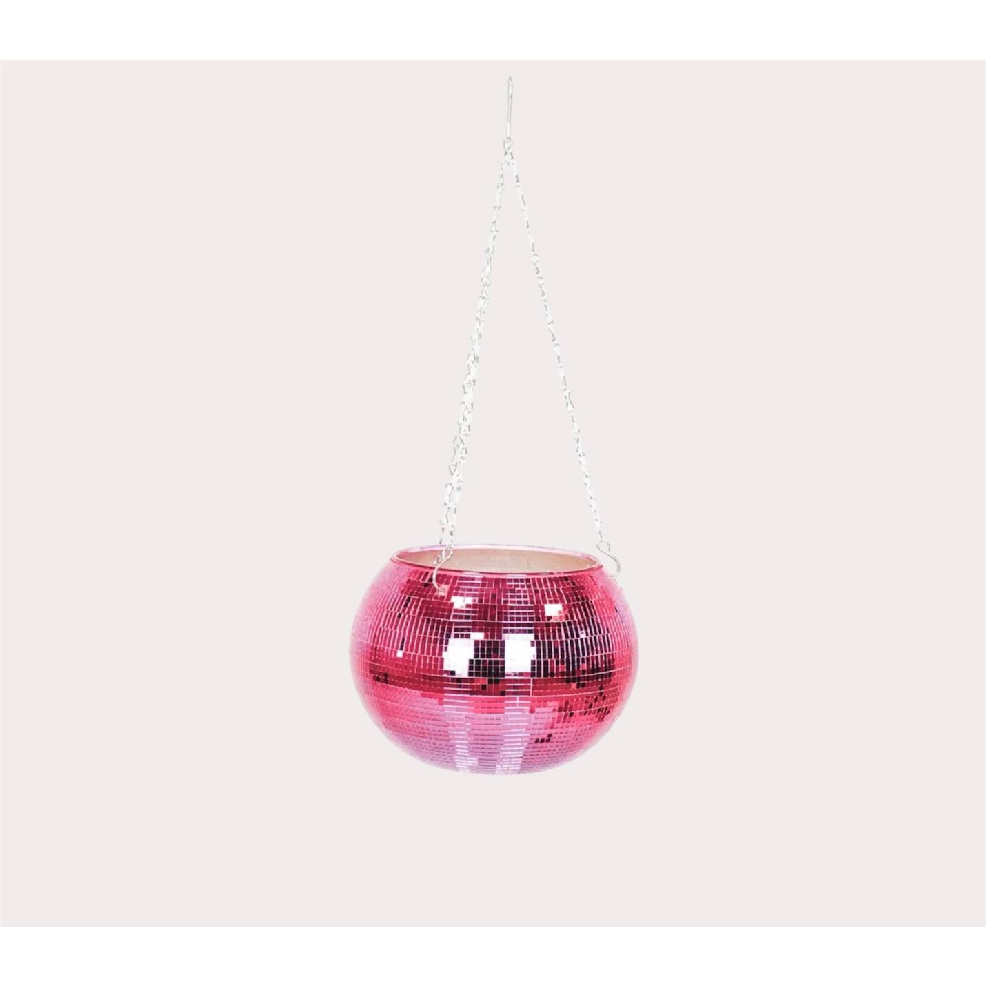 Housevitamin Hangende vaas Disco Roze M, L - M