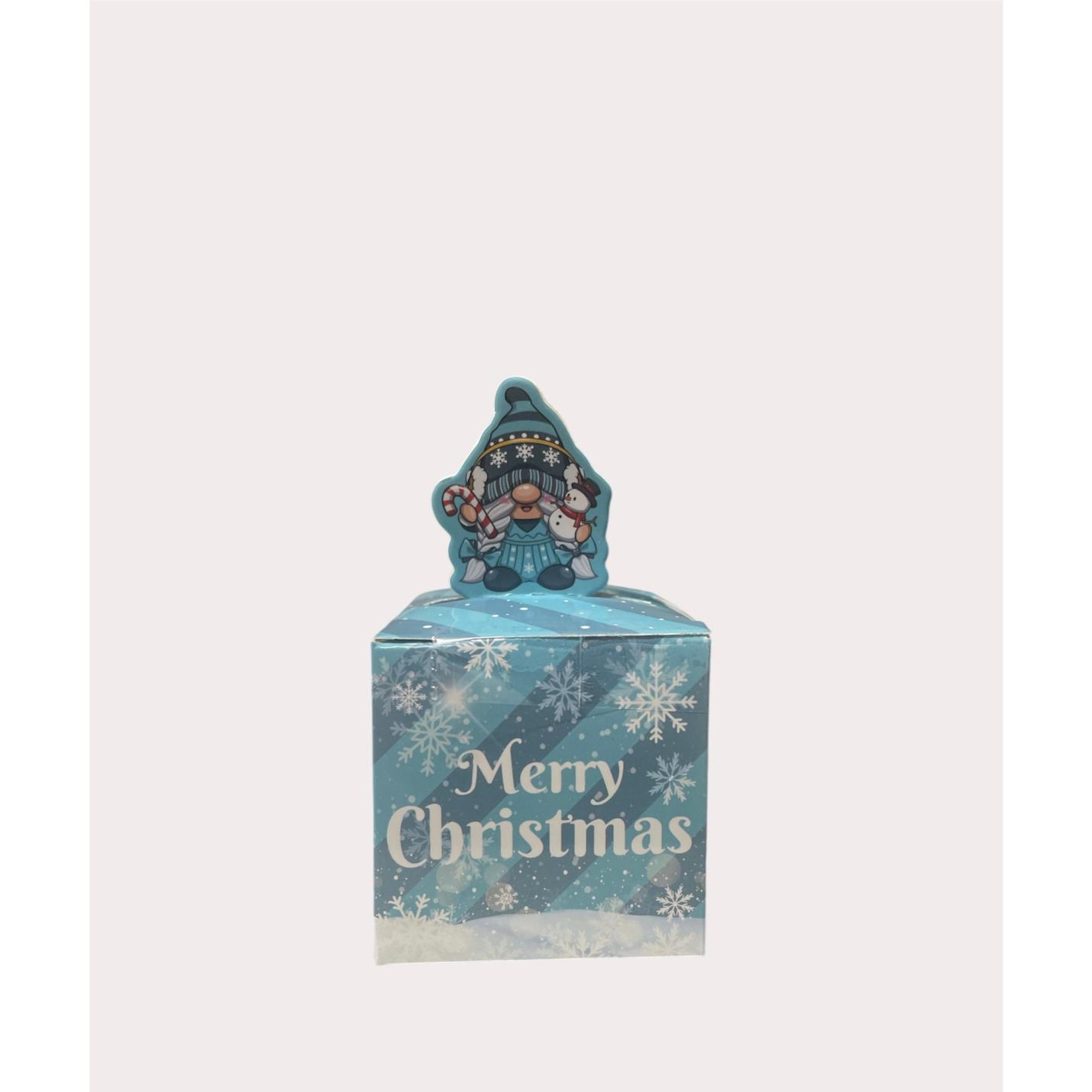 Bedankje / traktatie snoep Kerstgnome - fruit toffee