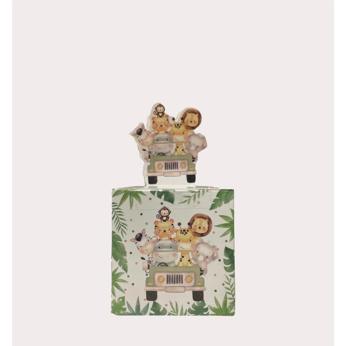 Bedankje / traktatie snoep Jungle - fruit toffee