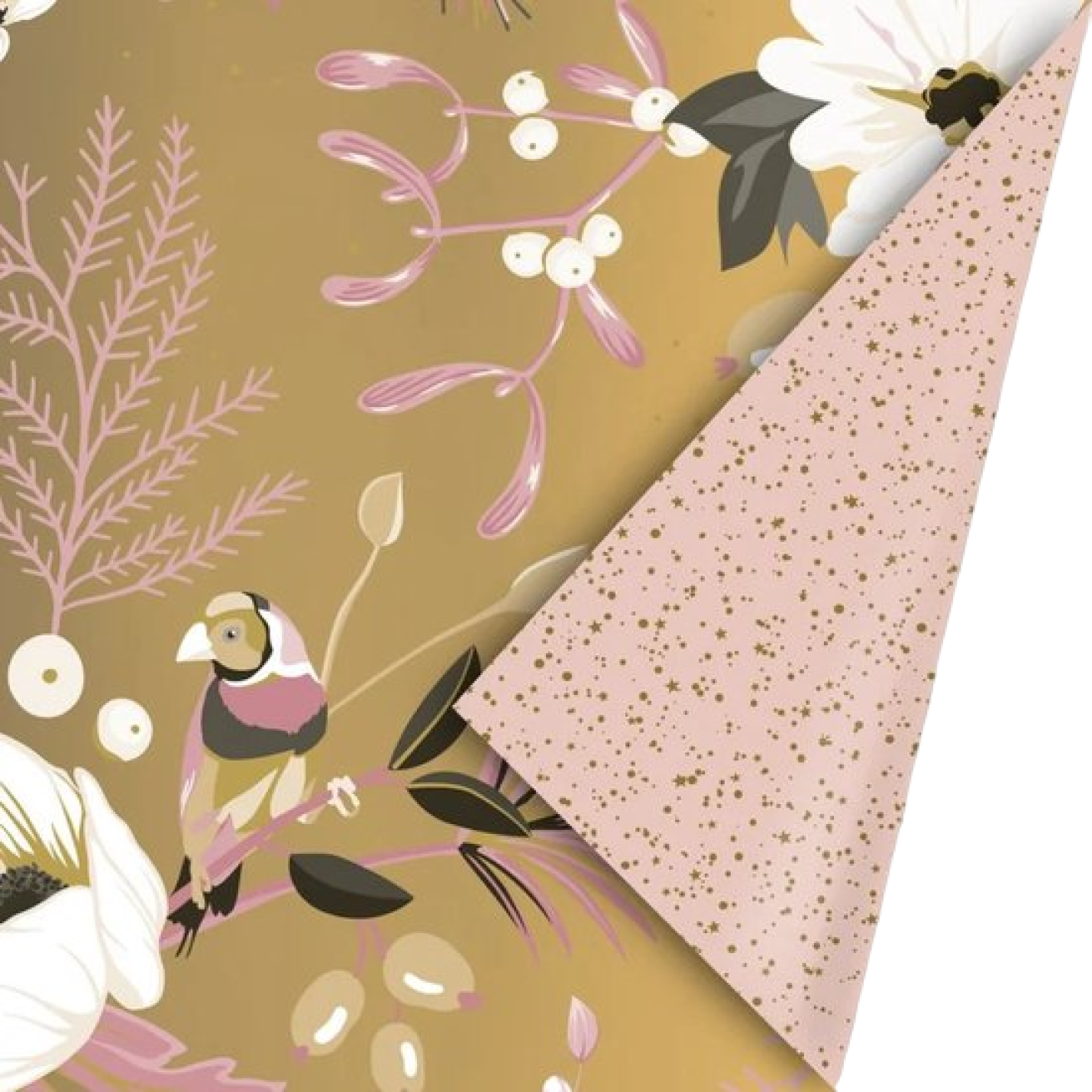 Collectiv Warehouse - Dubbelzijdig - inpakpapier - cadeau papier mix 5 rollen kerst; Afbeelding: 4