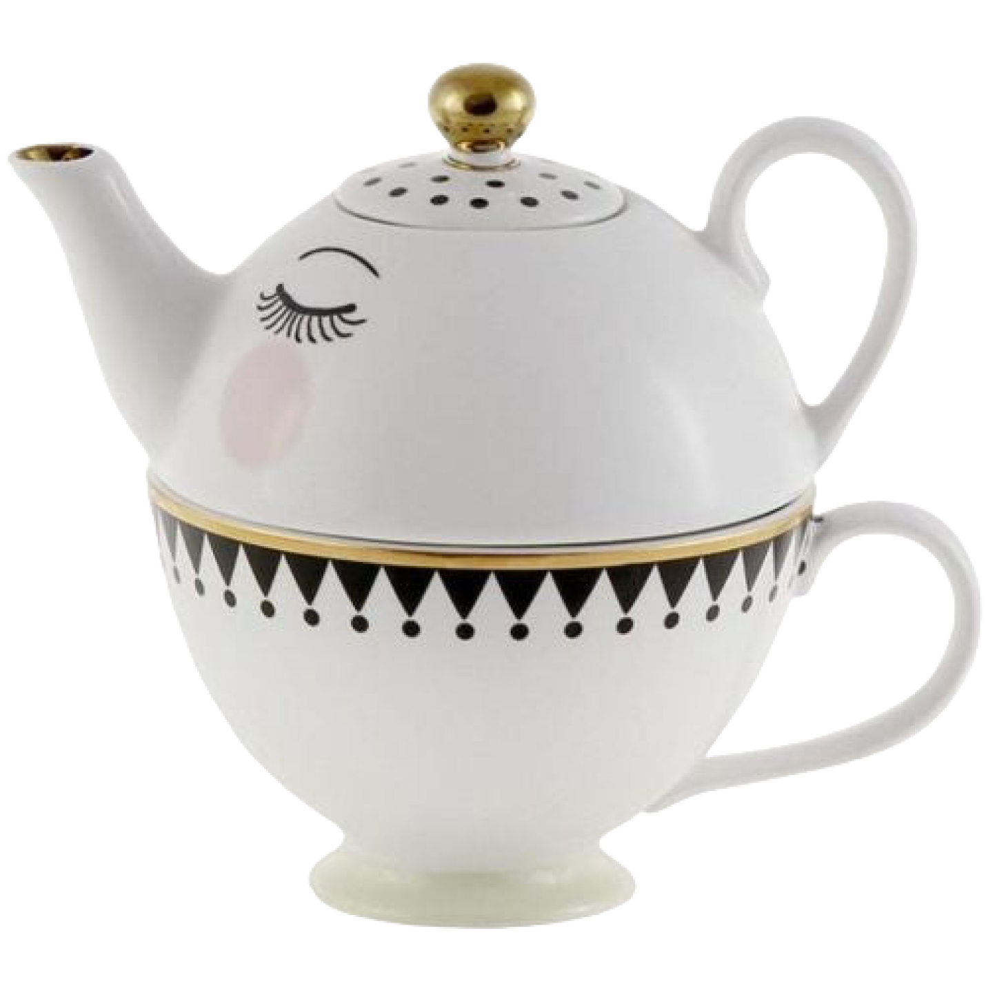 Miss Etoile Theepot  Eyes and Dots