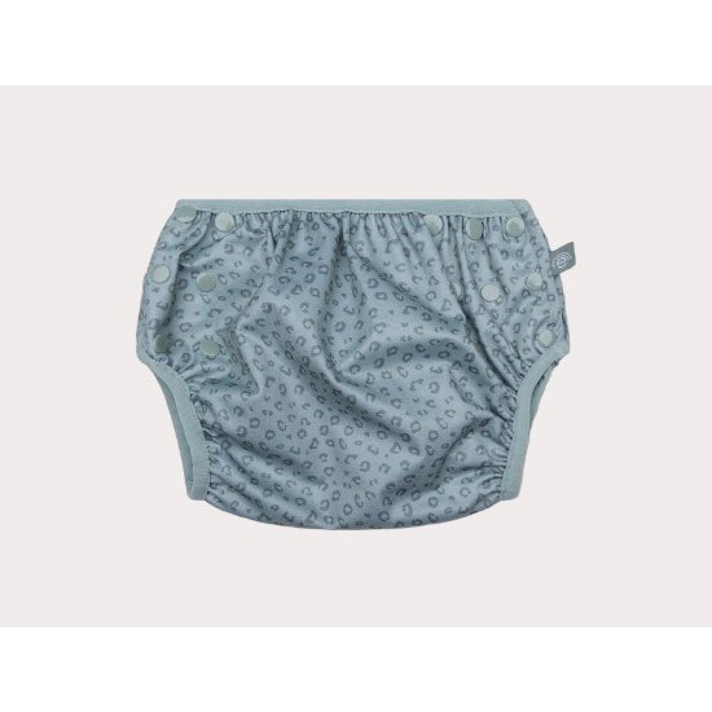 Swim Essentials Zwemluier Wasbaar Groen Panterprint 0-3 jaar