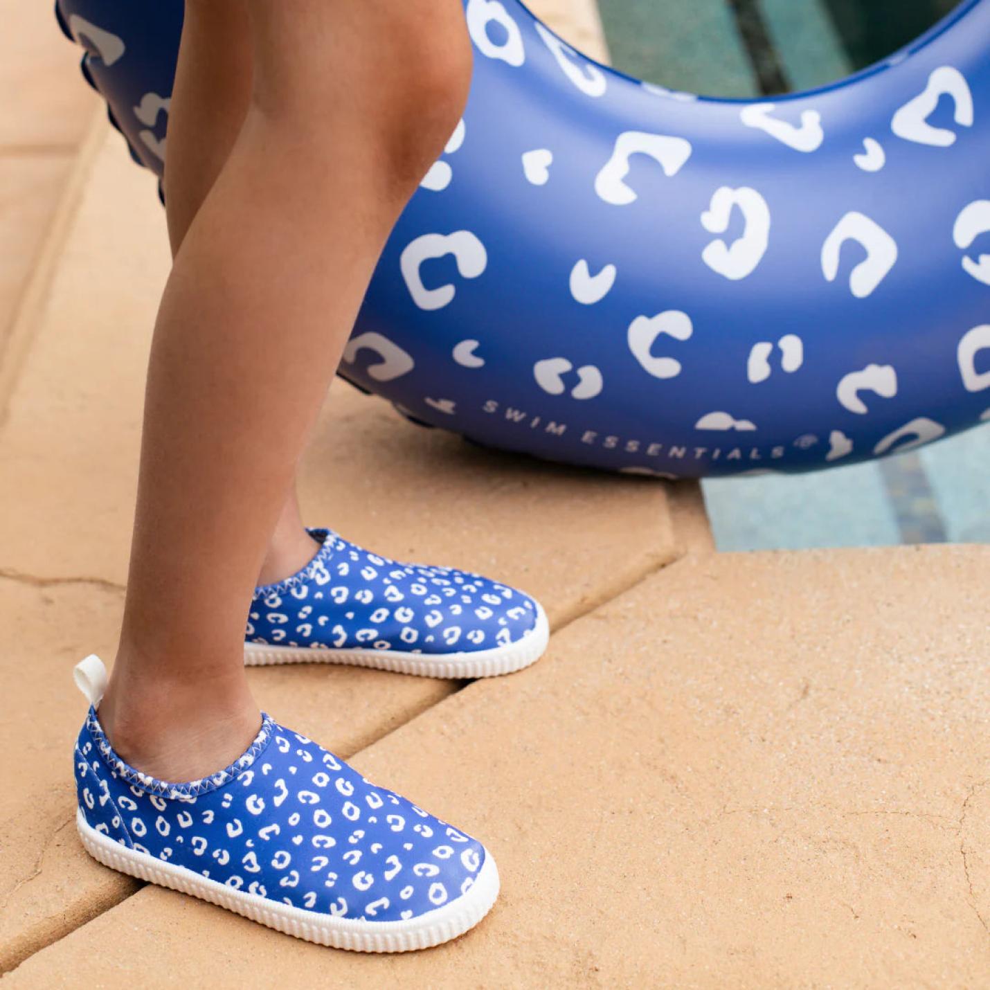 Swim Essentials Waterschoenen Blauw Panterprint - 26; Afbeelding: 2