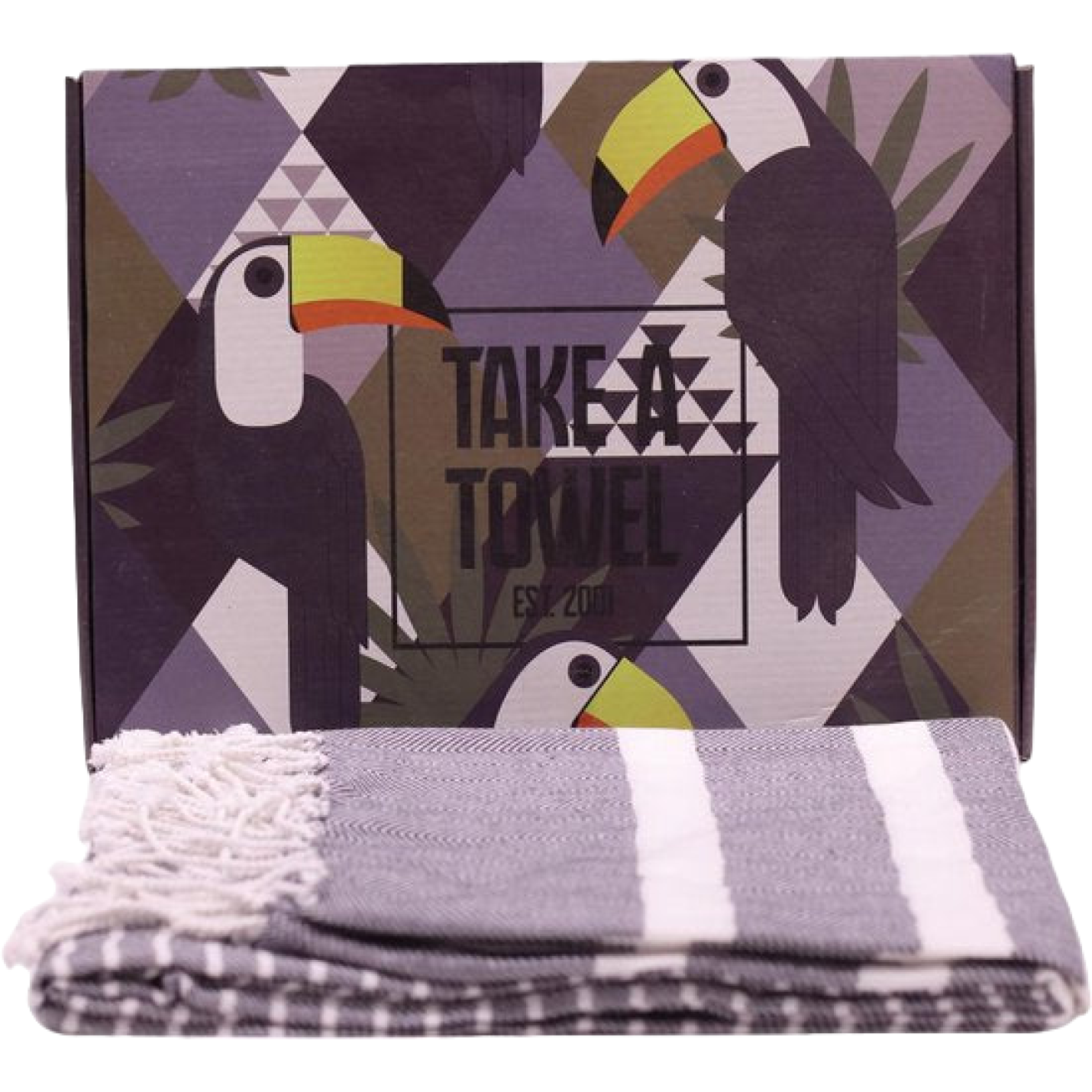 Hamamdoek - Take A Towel - fouta - 90x170 cm - 100% katoen - pestemal - TAT 4A-1