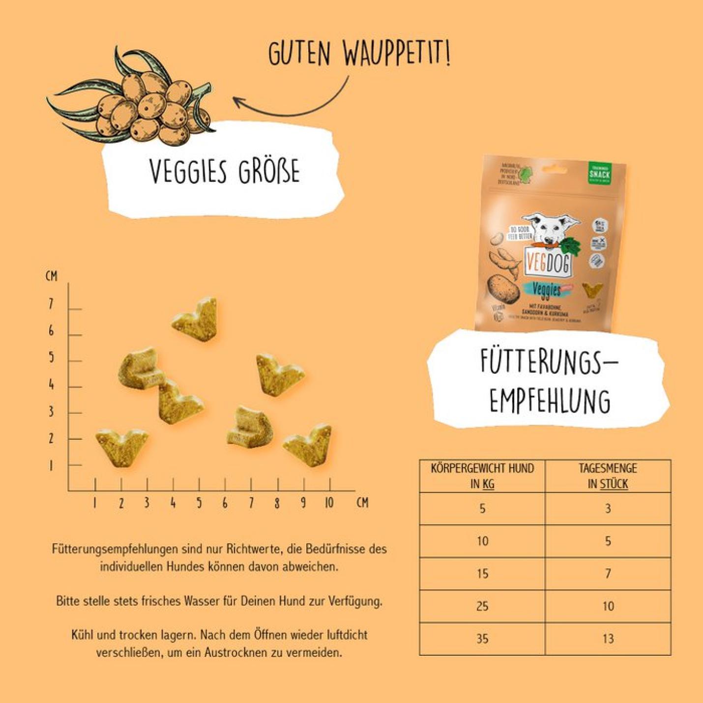 Vegdog Veggies Immuun 125 g; Afbeelding: 3