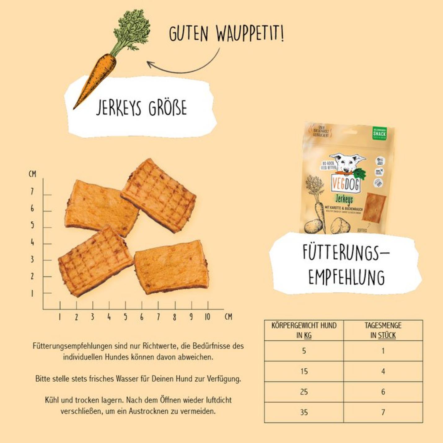 Vegdog Jerkeys 80 g; Afbeelding: 3