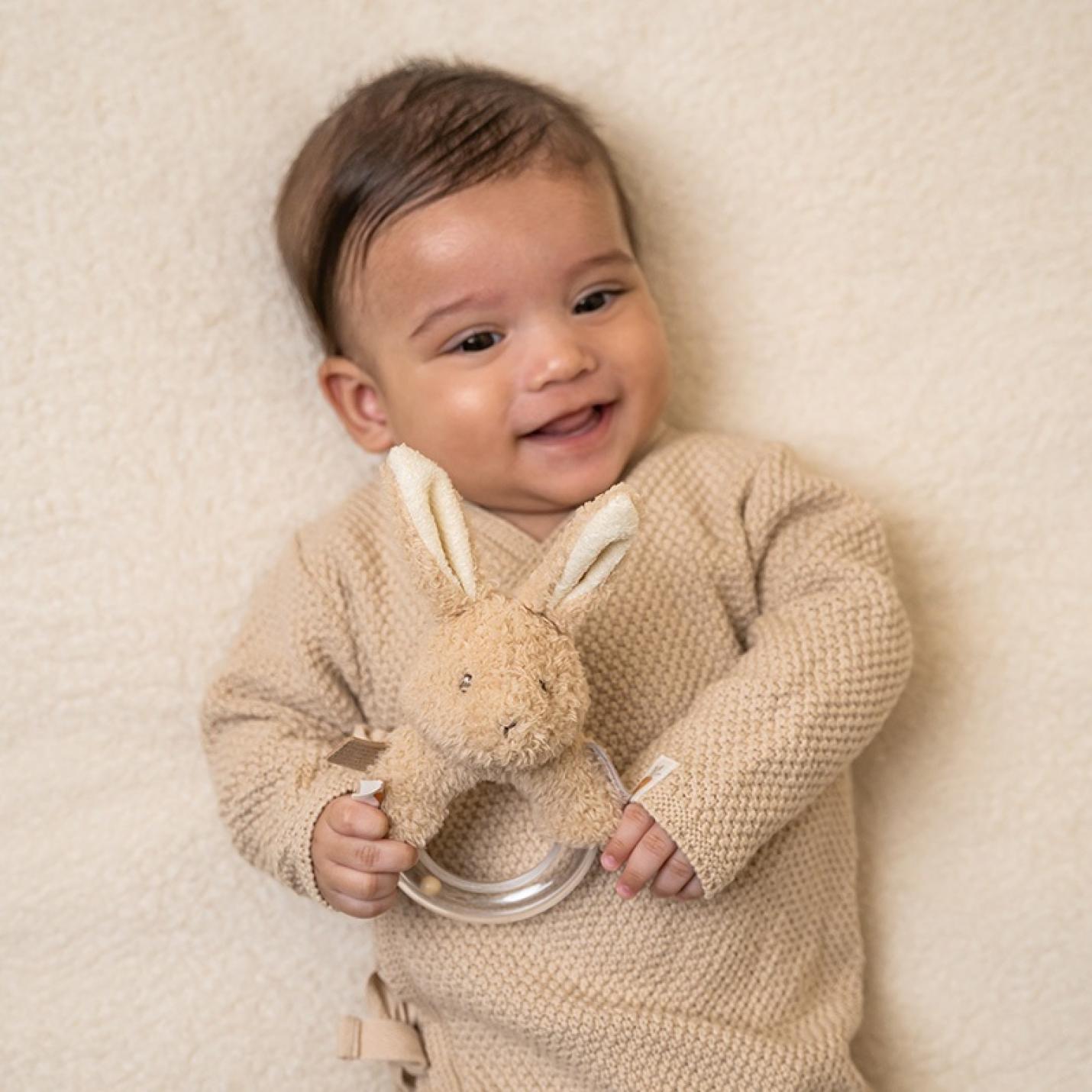 Ringrammelaar Baby Bunny | Little Dutch; Afbeelding: 4