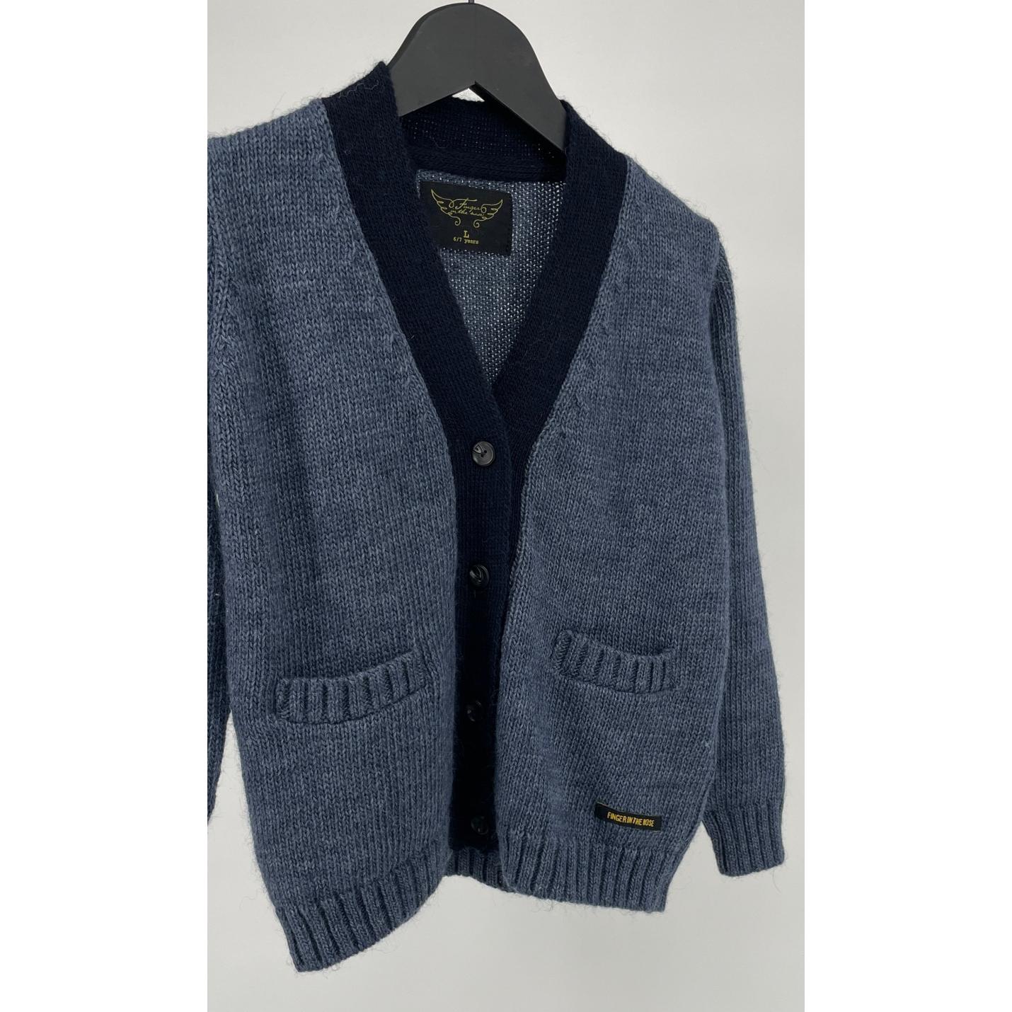 Vest Blauw Wol Maat 122; Afbeelding: 4