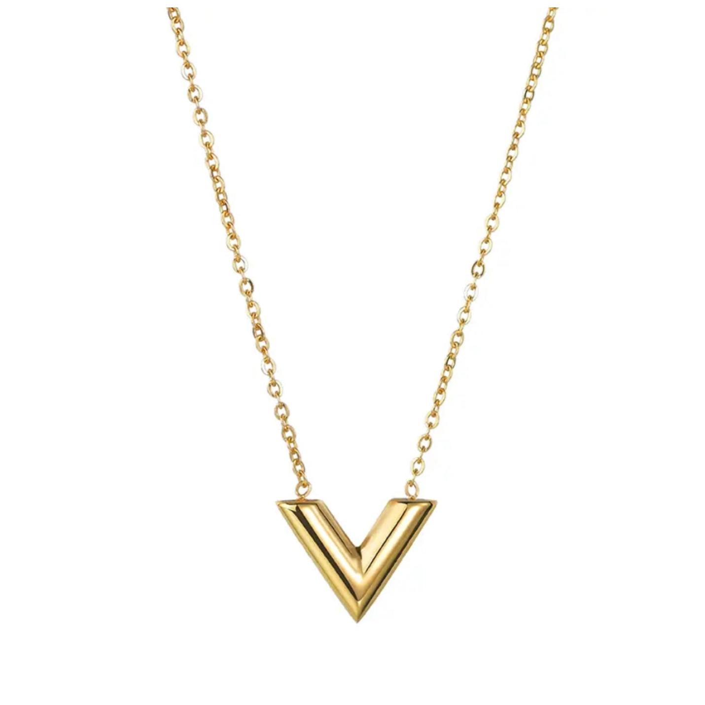Golden Valentina Necklace; Afbeelding: 2