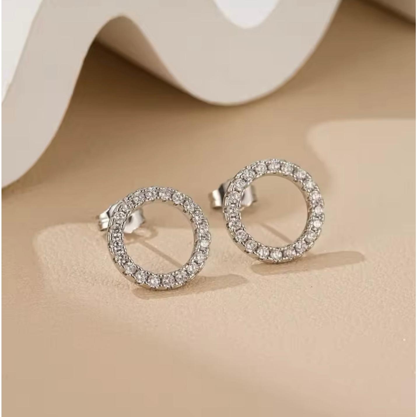 Silver Infinite Earrings
