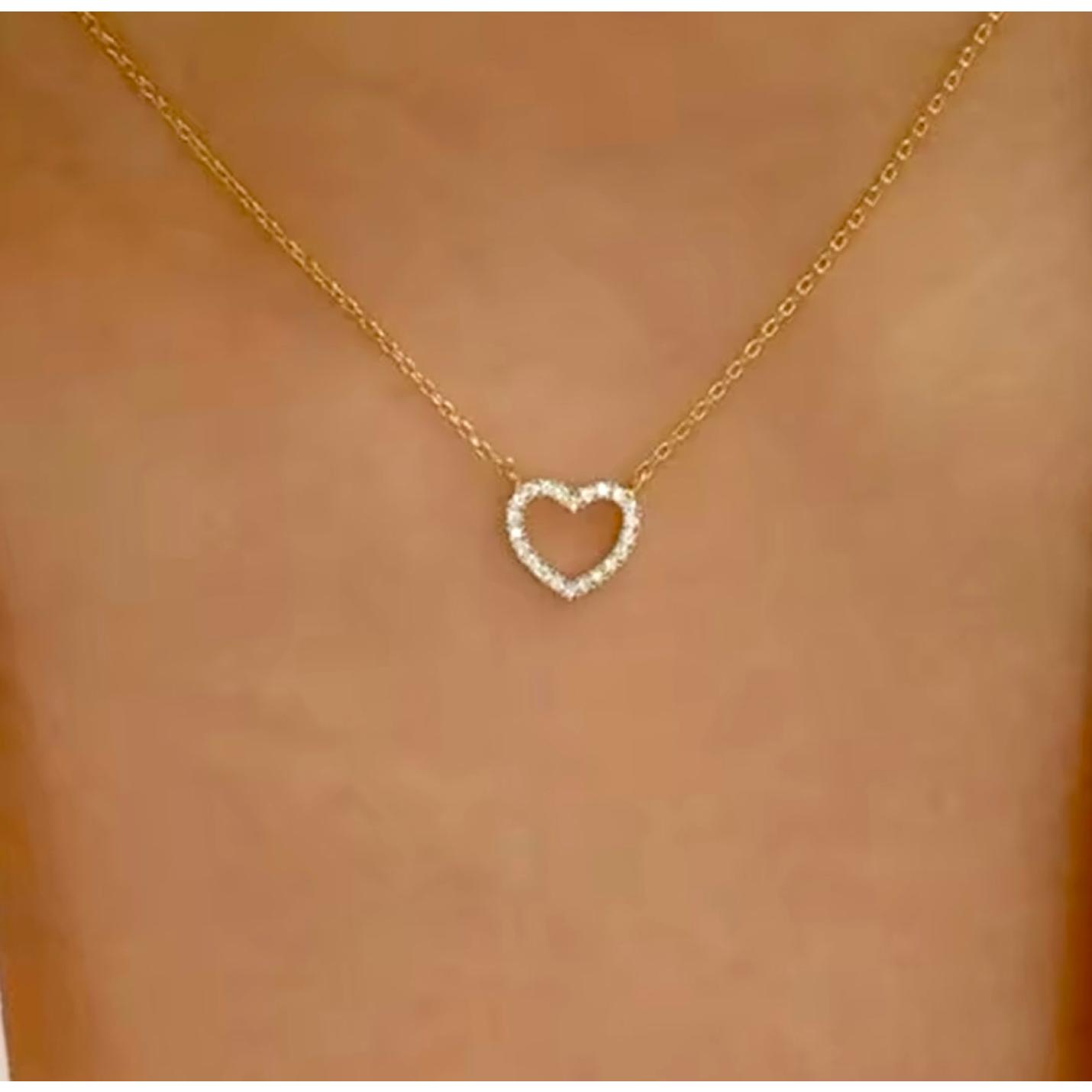 Gold Love Necklace; Afbeelding: 2