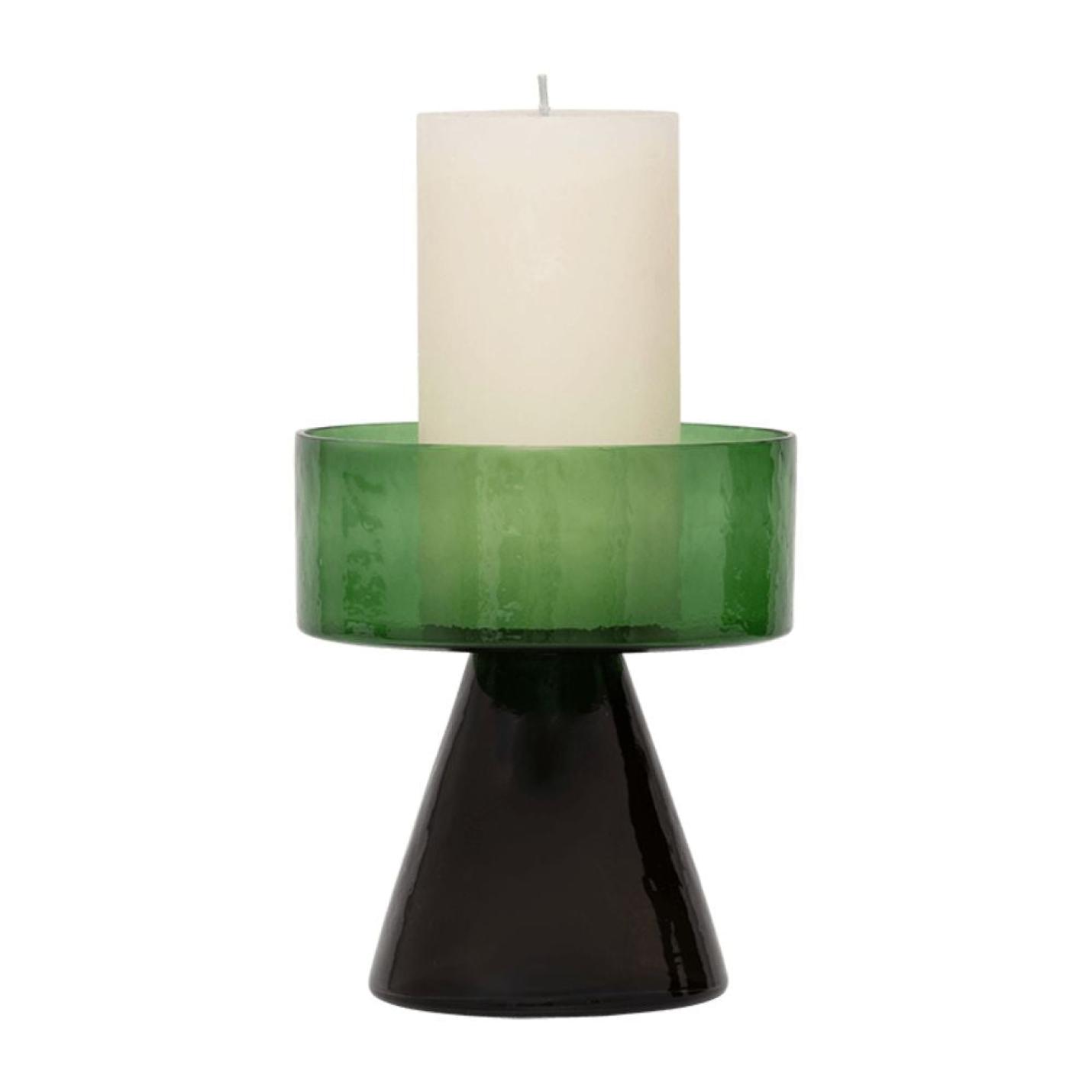Kandelaar Cody - Groen Glas - Urban Nature Culture; Afbeelding: 2