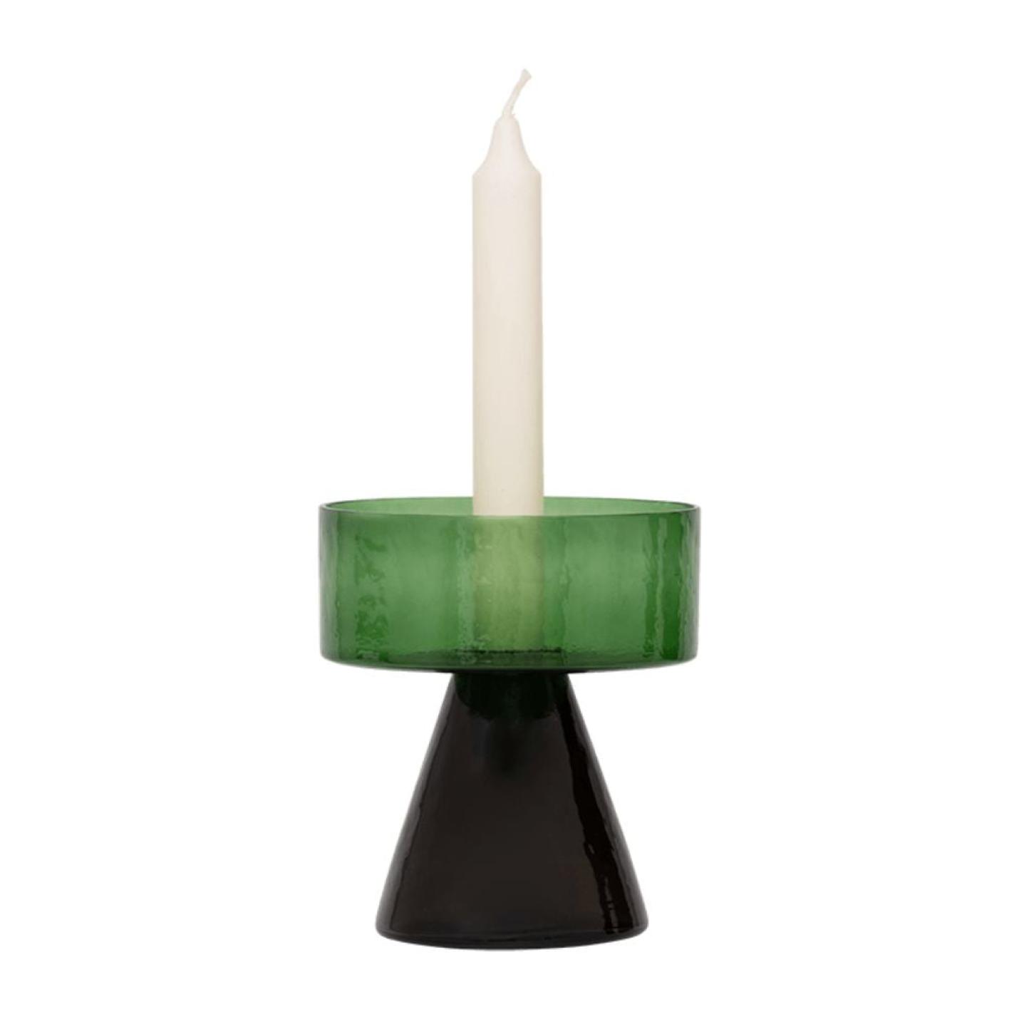 Kandelaar Cody - Groen Glas - Urban Nature Culture; Afbeelding: 3