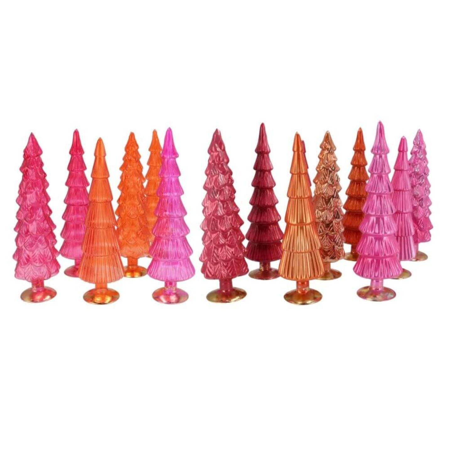 Kerstboompjes Twinkel Glas in 25cm en 30cm - 2 Hoog 30cm transparant; Afbeelding: 2