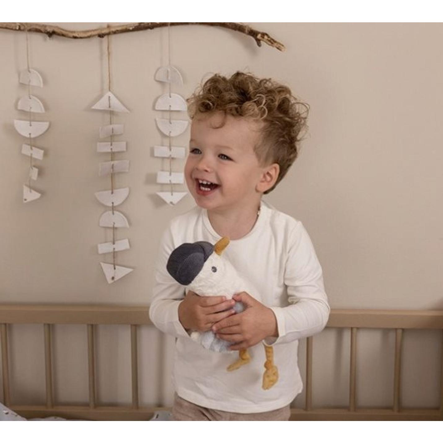 Knuffel meeuw XL | Little Dutch; Afbeelding: 5