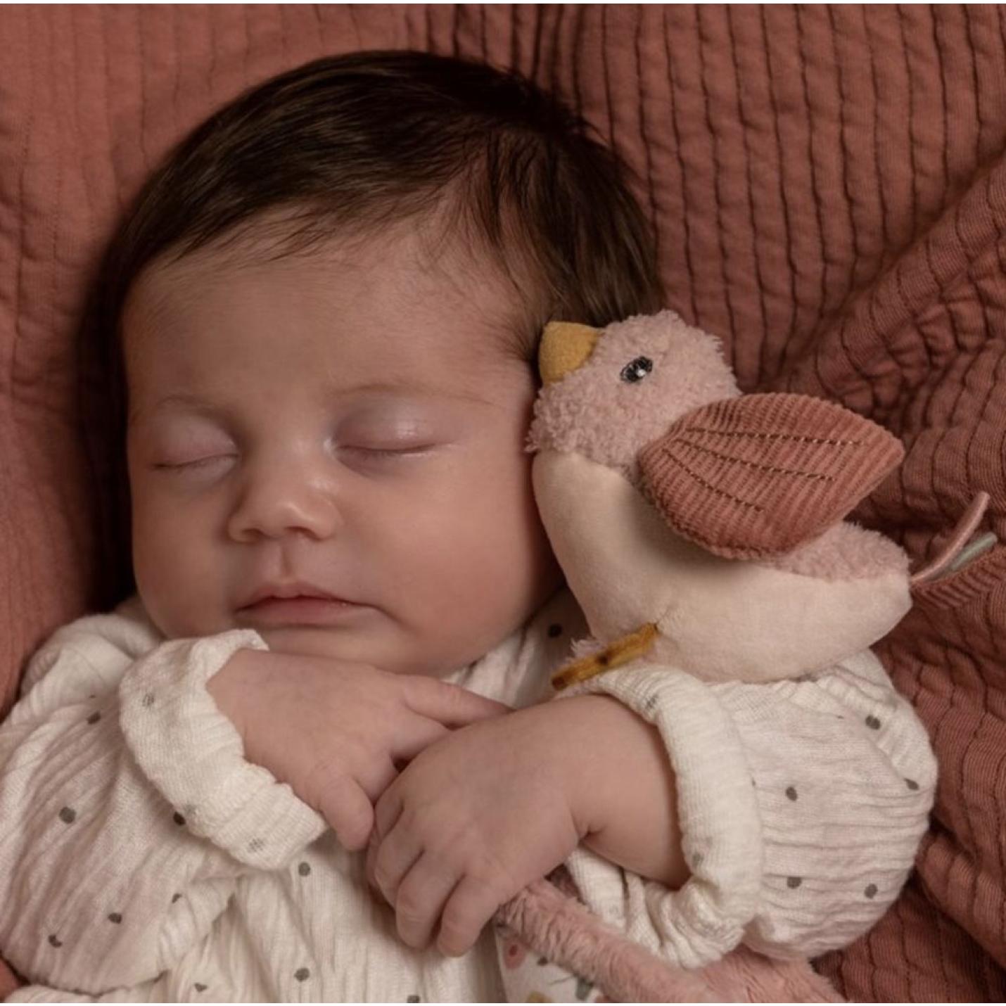 Knuffeldoekje Flowers & Butterflies | Little Dutch; Afbeelding: 4