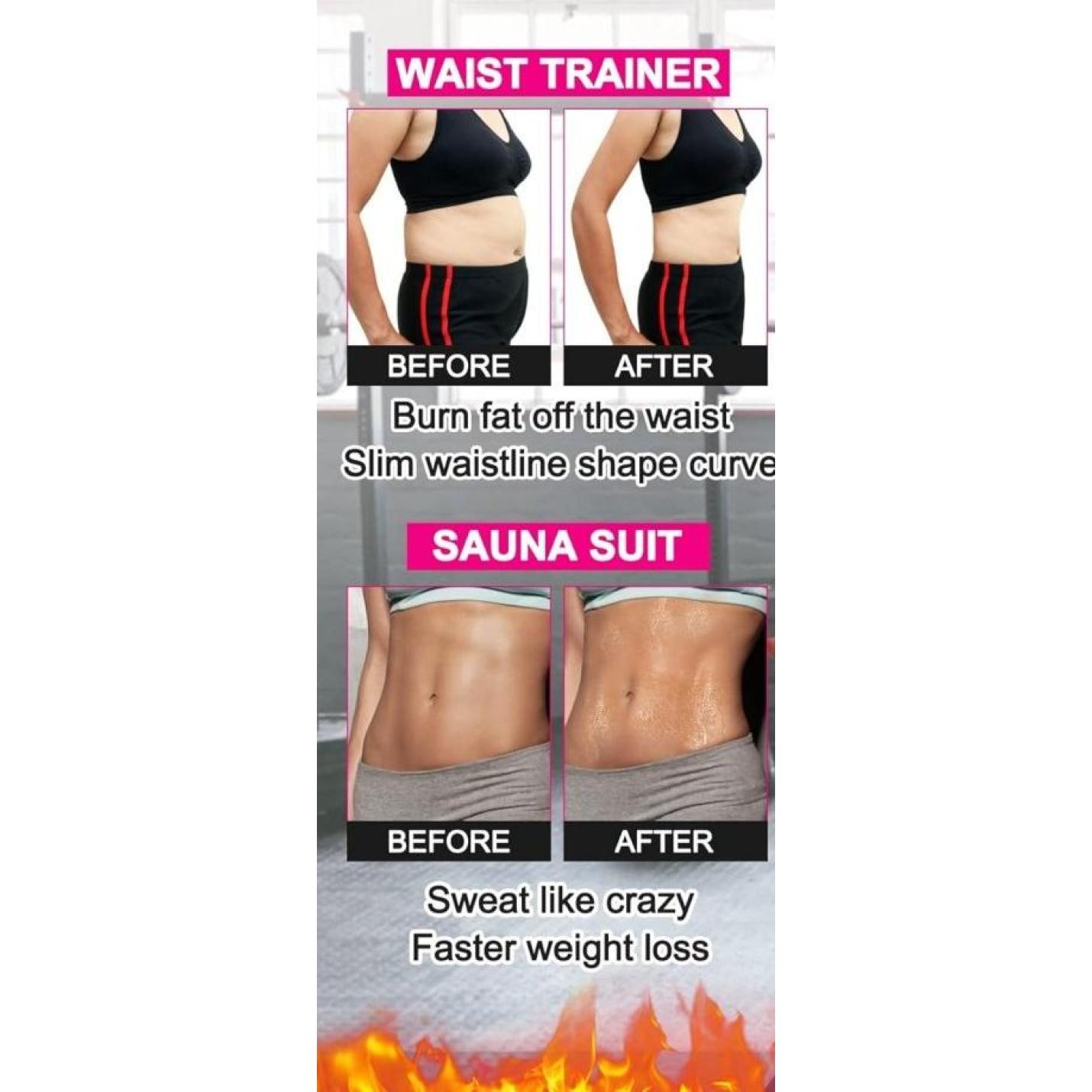 Sauna vest dames sauna shirt afslanken neopreen buikweggordel korset dames buikweg onderborst taillevormer shapewear fitness thermo hot body shaper sauna vest zweten tank top - happygetfit.com