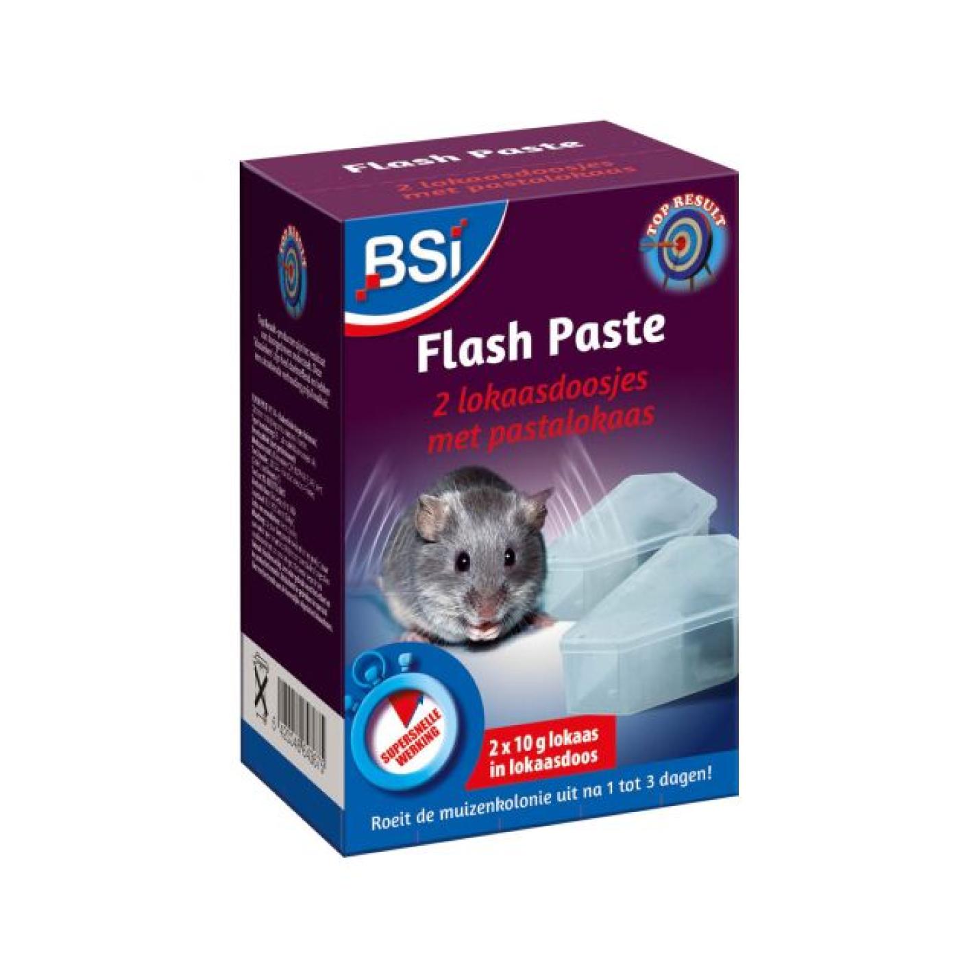 BSI Flash Paste | 2 x Lokaasdoos muizen 10g