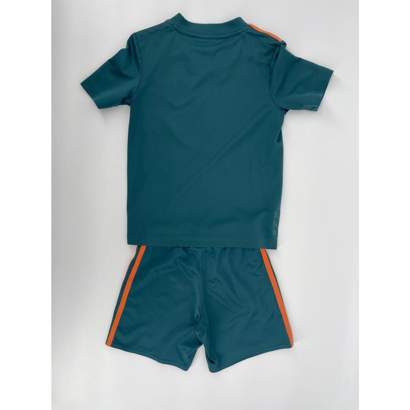 Ajax Uit Tenue Shirt en Short Groen Oranje Maat 116; Afbeelding: 2