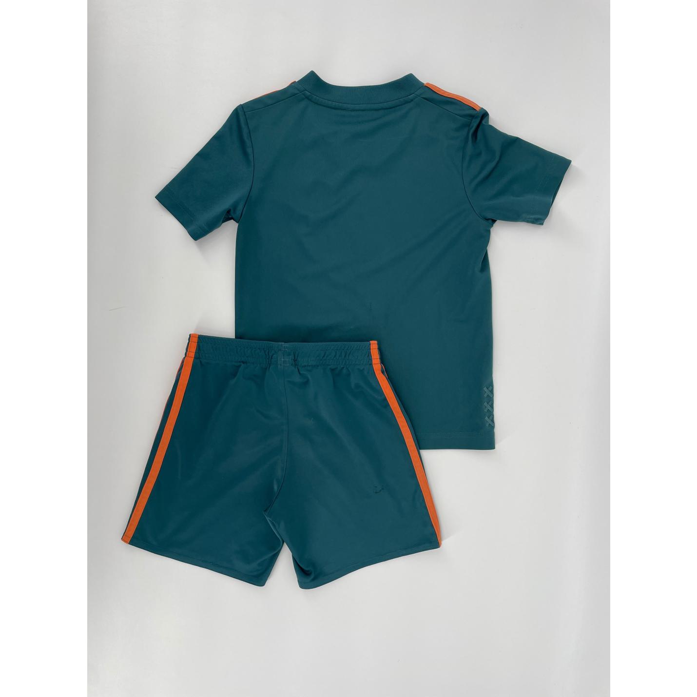 Ajax Uit Tenue Shirt en Short Groen Oranje Maat 116; Afbeelding: 13