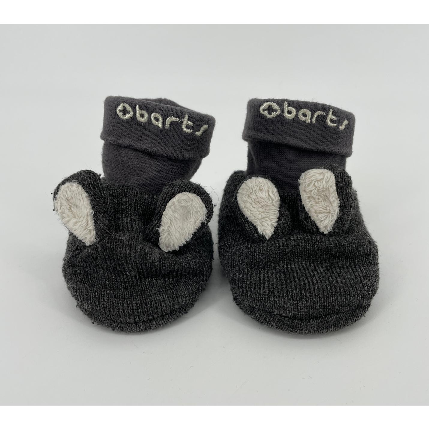 Set Muts en Slofjes Grijs met Oortjes Maat 3 Maanden - 1 Jaar; Afbeelding: 6