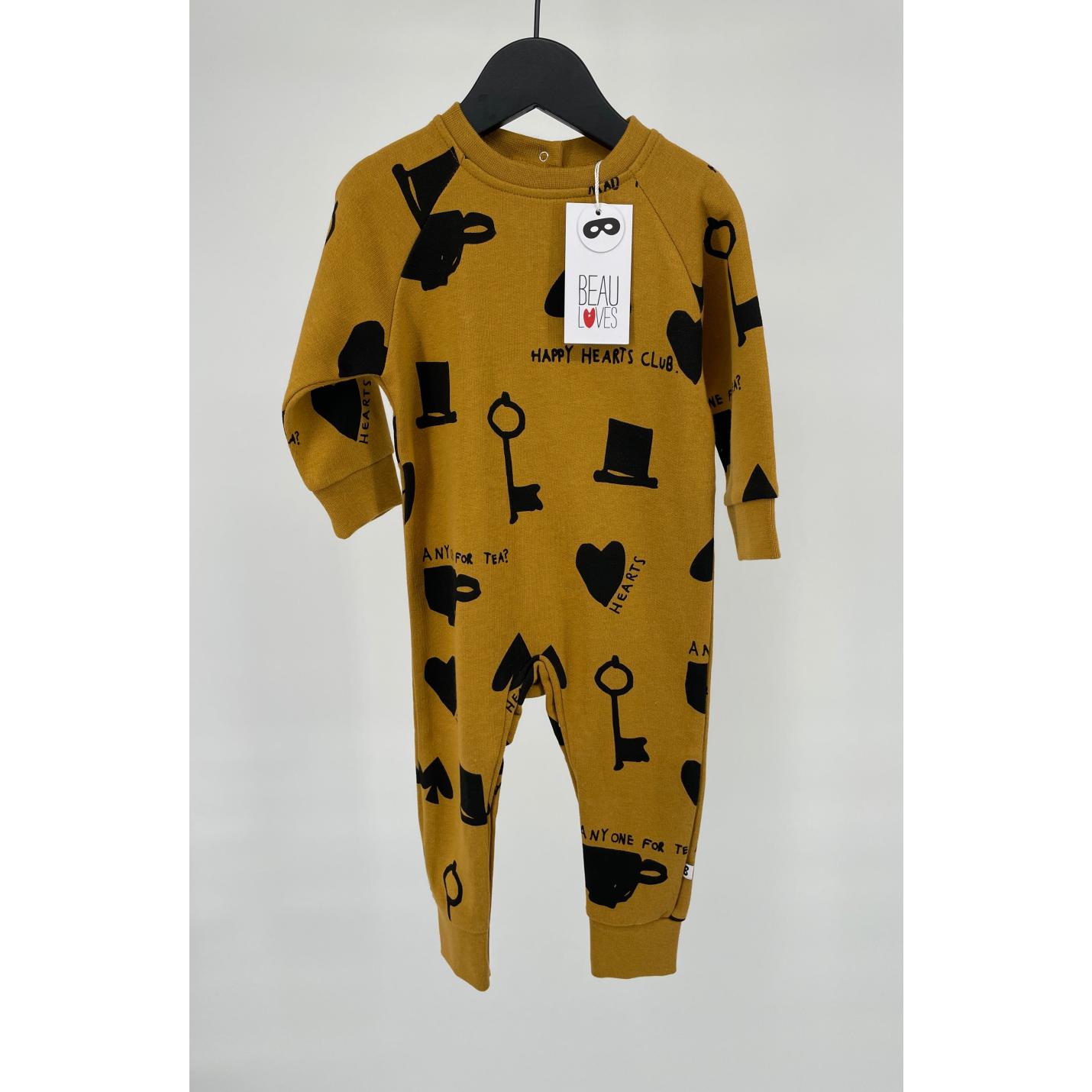 Jumpsuit Oker Geel Maat 62 / 68