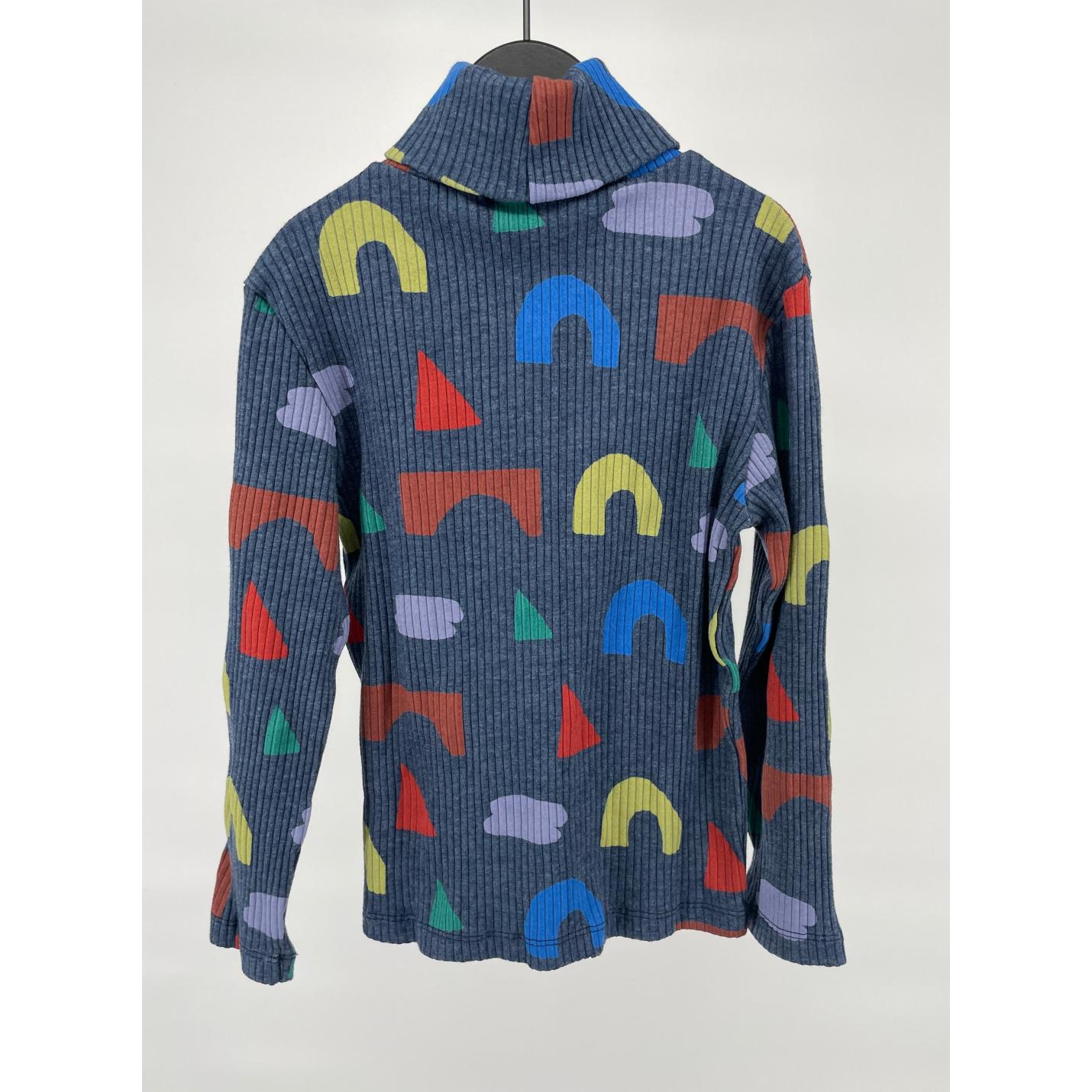 Longsleeve Col Blauw Multicolor Print Maat 104 / 110; Afbeelding: 3