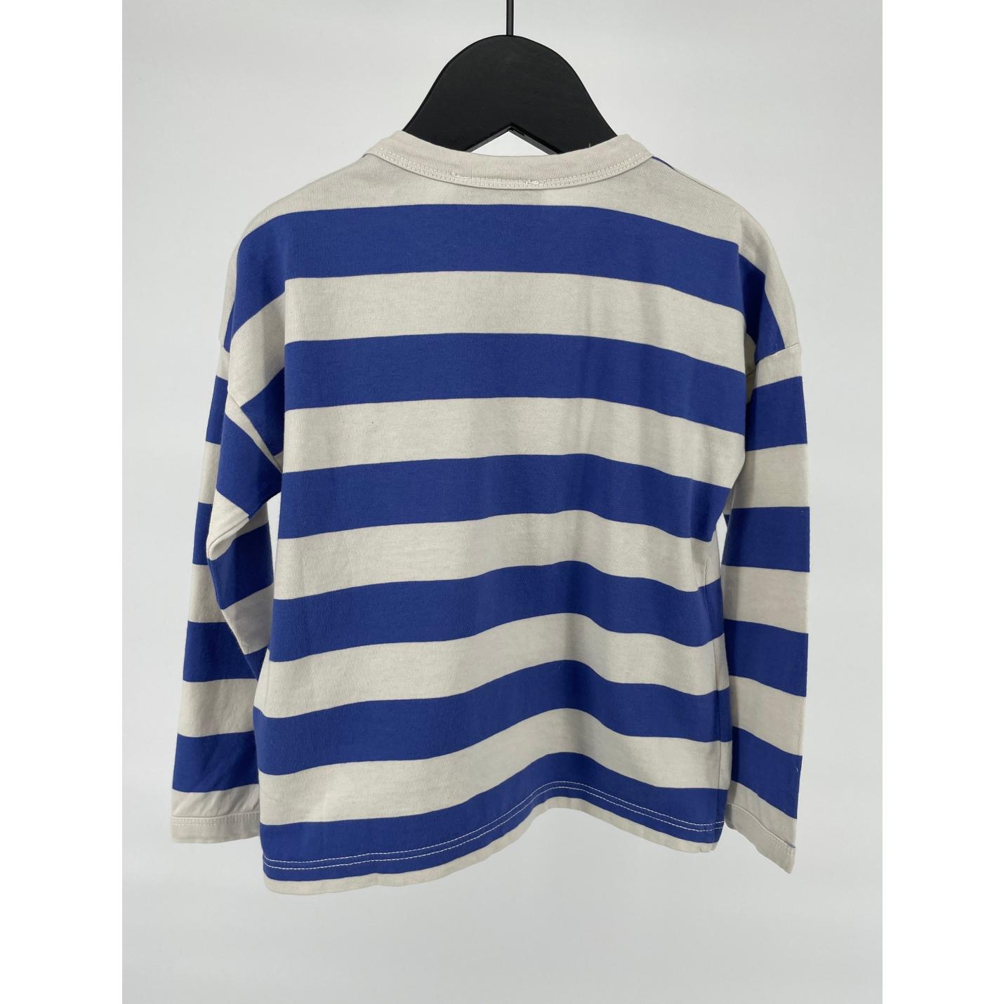 Longsleeve Blauw Wit Vogel Maat 86 / 92; Afbeelding: 3