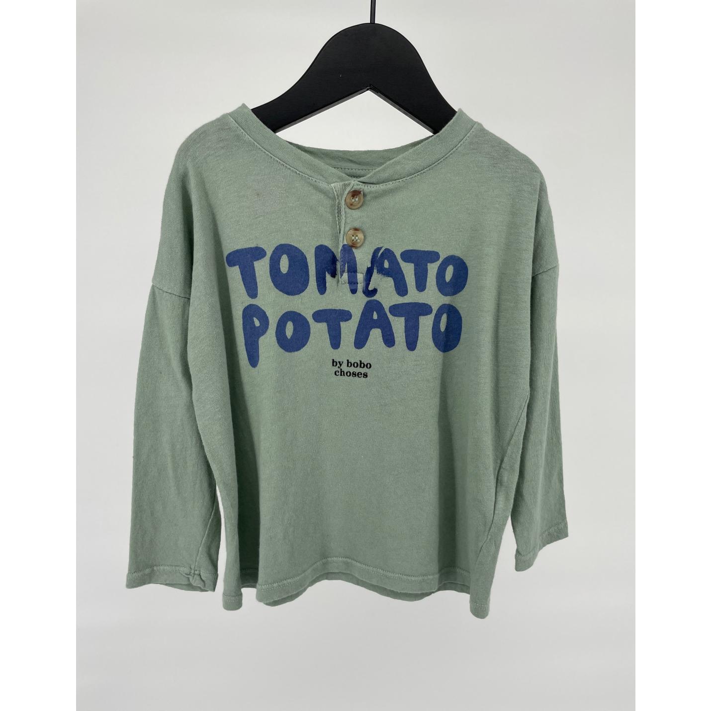 Longsleeve Groen Tomato Potato Maat 86 / 92; Afbeelding: 2