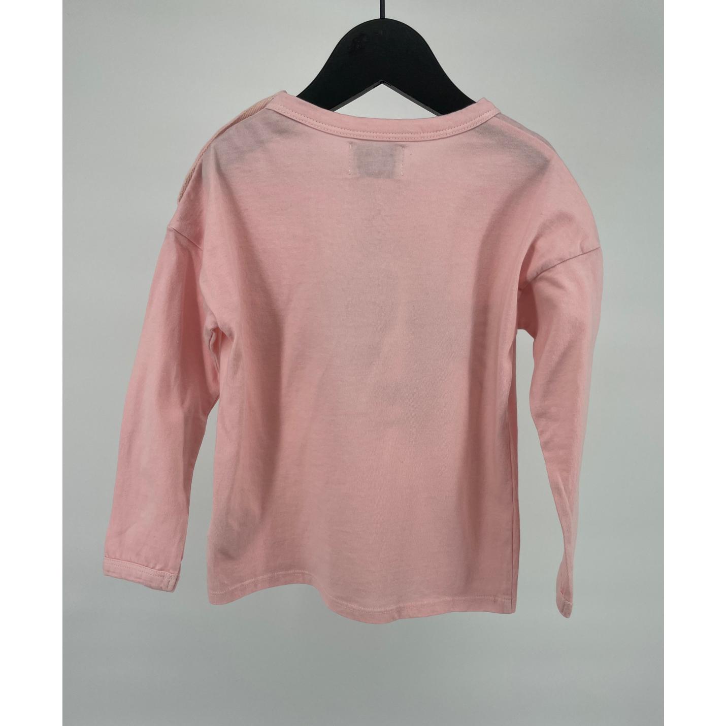 Longsleeve Roze Bitter Sweet Toffee Maat 92 / 98; Afbeelding: 3