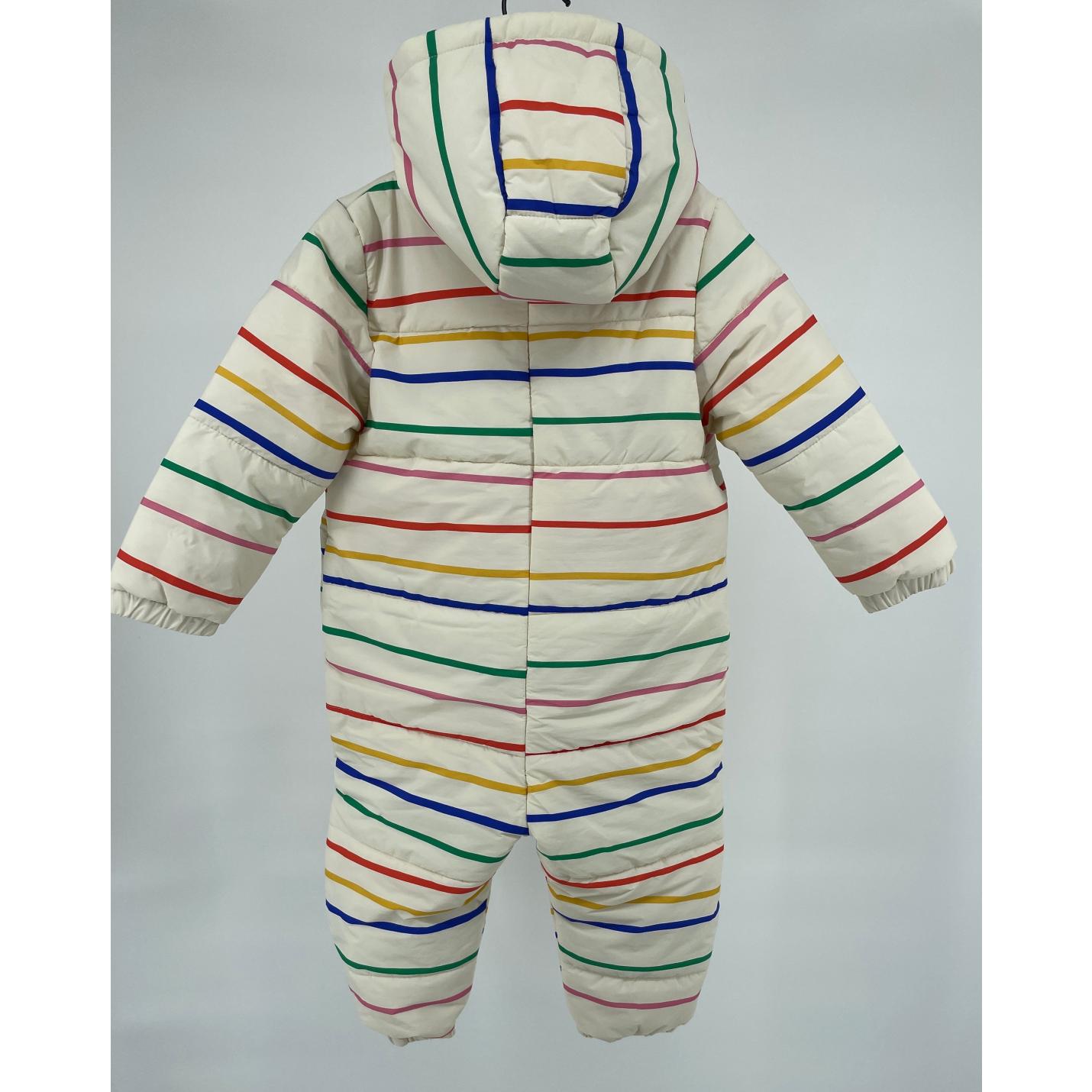 Overal Beige Multicolor Strepen Maat 92 / 98; Afbeelding: 5