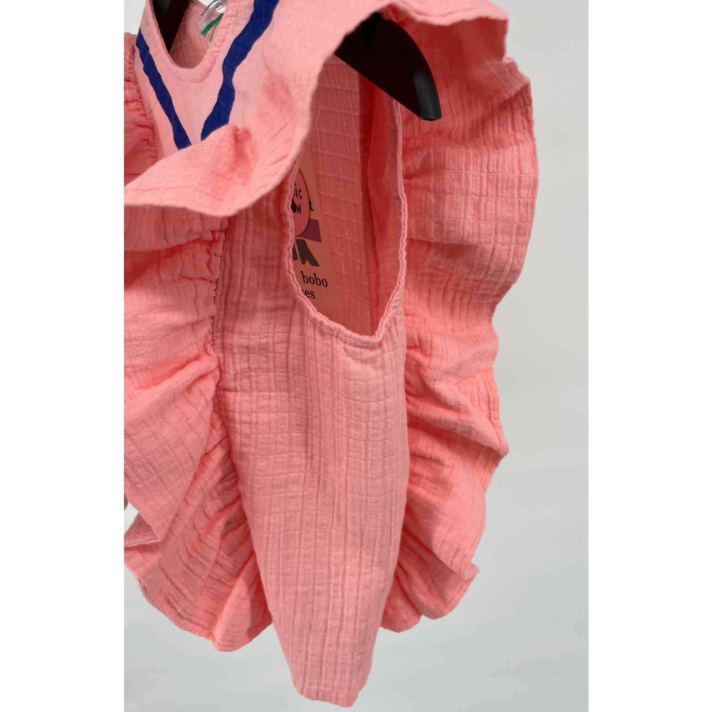 Top Mouwloos Roze Roesjes - 104 / 110 - Nieuw; Afbeelding: 6