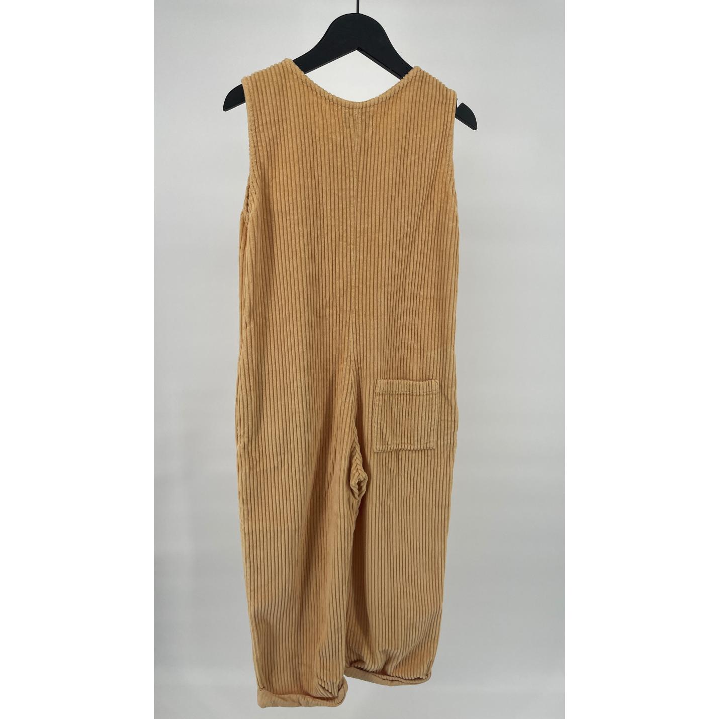 Tuinbroek Geel Beige Maat 116 / 122 NIEUW; Afbeelding: 6