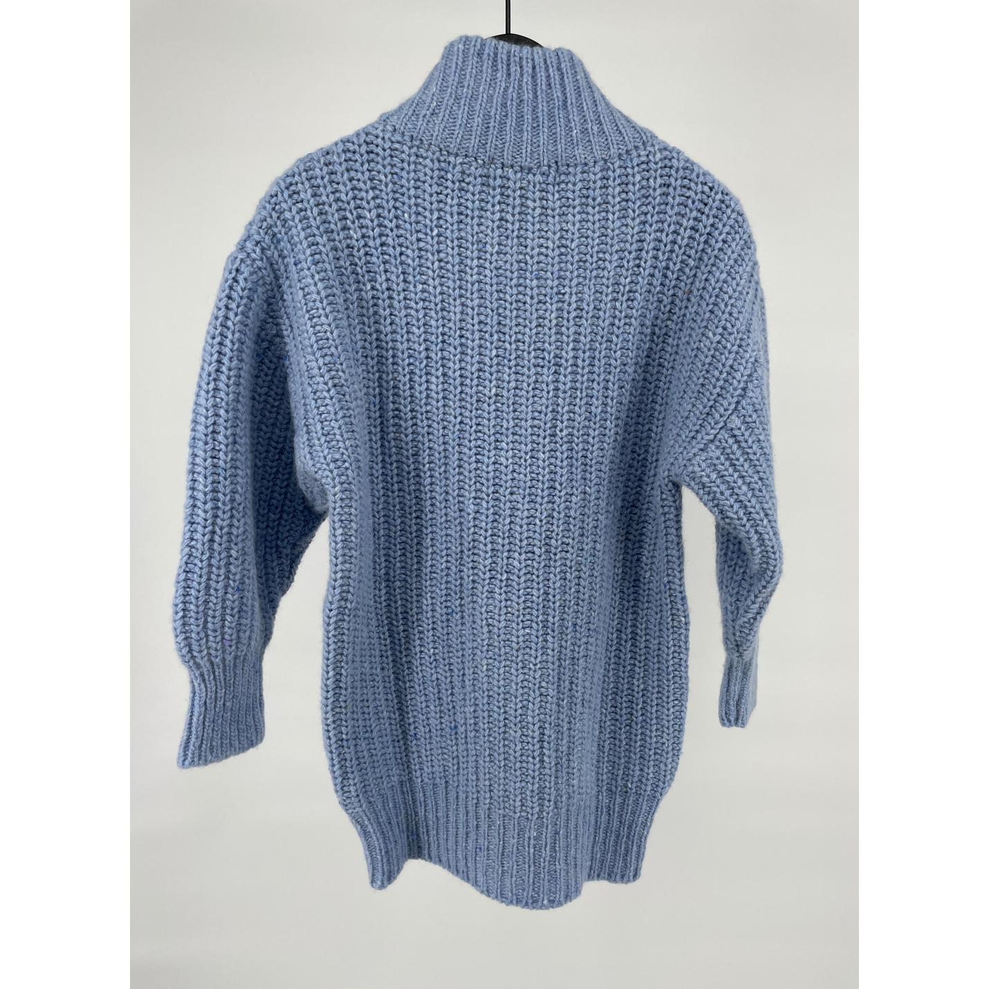 Vest Lichtblauw Wol Maat 116 / 122 NIEUW; Afbeelding: 3