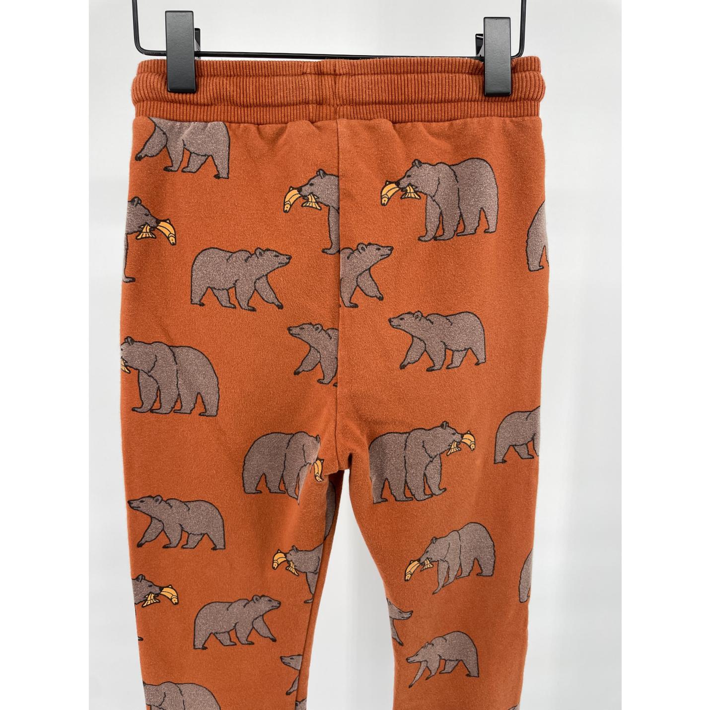 Joggingbroek Bruin met Beren Maat 134 / 140; Afbeelding: 5