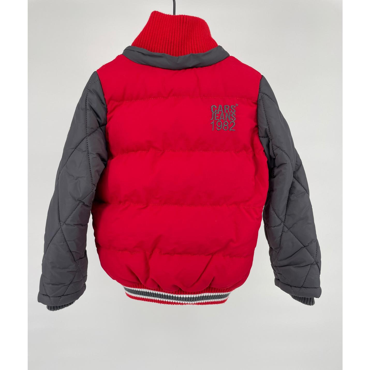 Jas Rood Grijs Maat 92; Afbeelding: 8