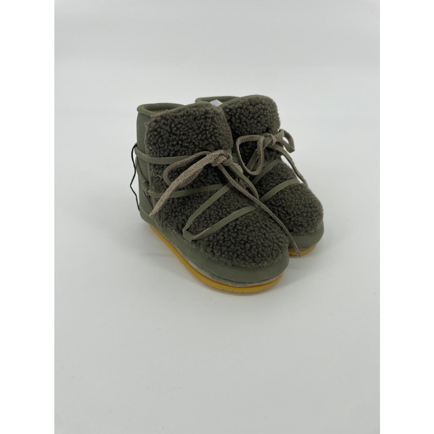 Cassi Booties Stone Nubuck Groen Maat 20