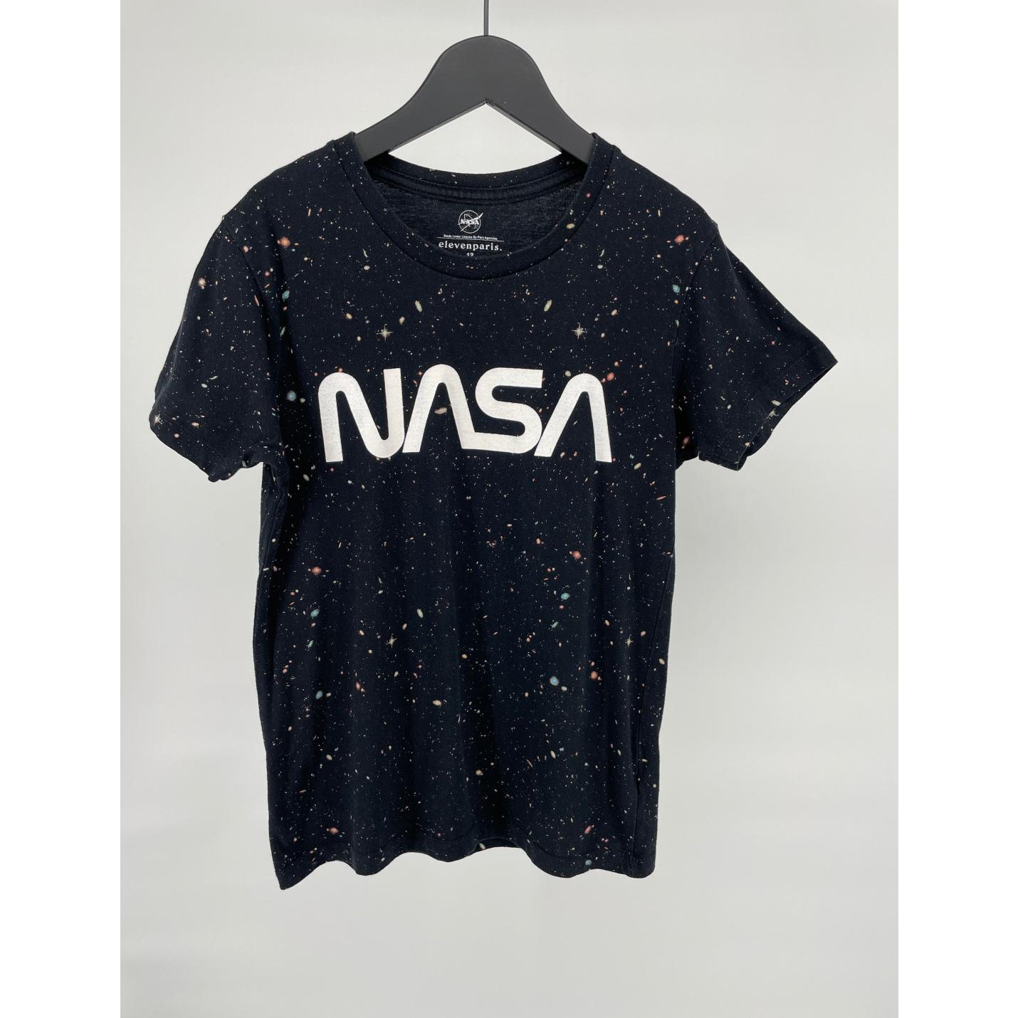 T-shirt Zwart NASA Maat 152