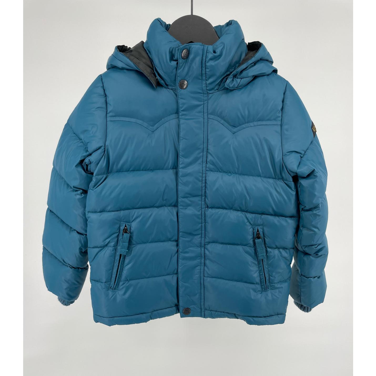 Winterjas Petrol Blauw Dons Maat 122