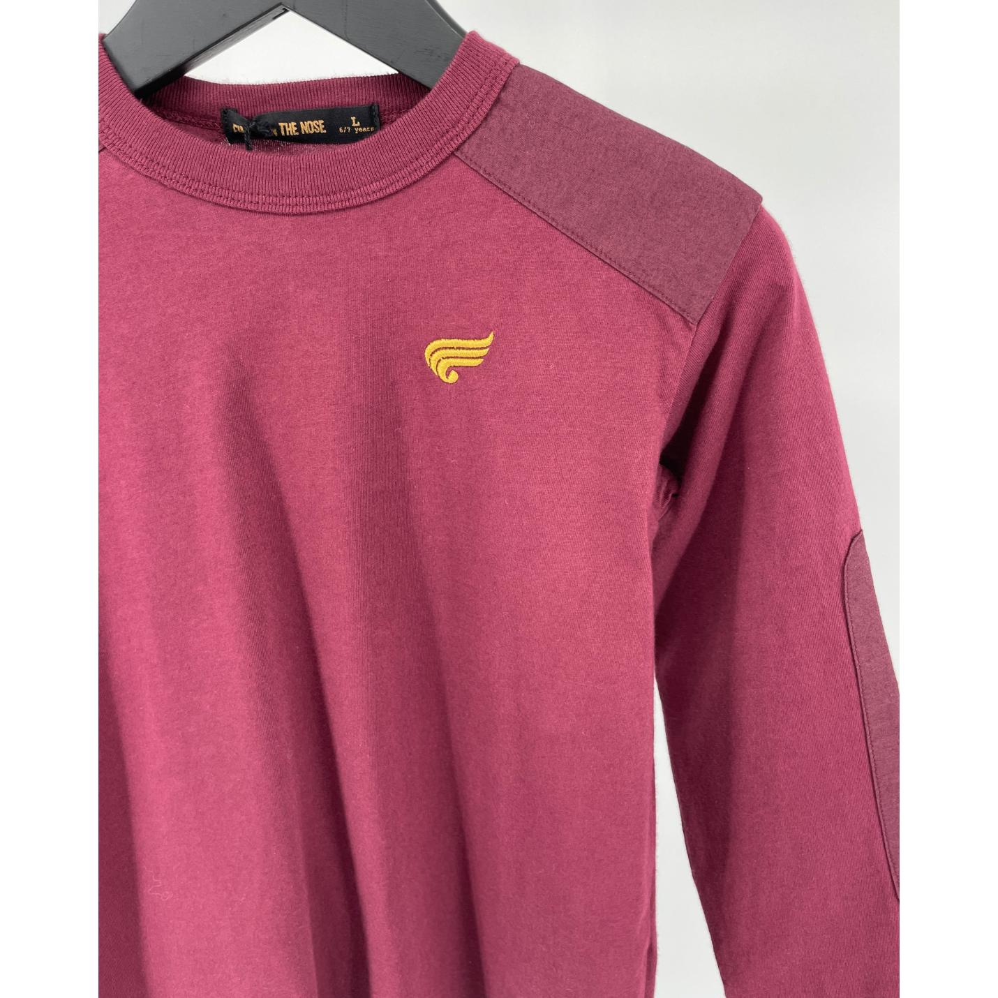 Longsleeve Bordeaux Rood Maat 122; Afbeelding: 4