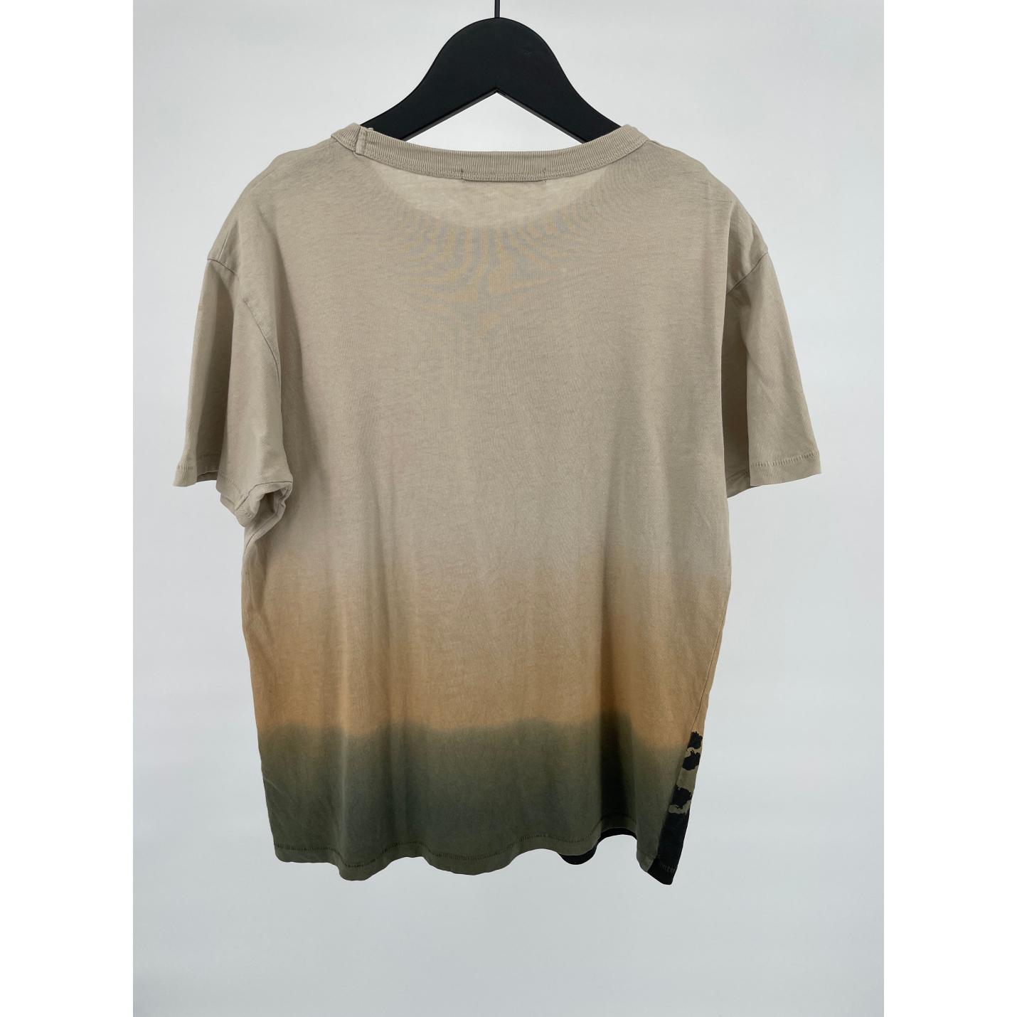 T-shirt Beige Dip Dye Palmbomen Print Maat 152 / 158; Afbeelding: 2