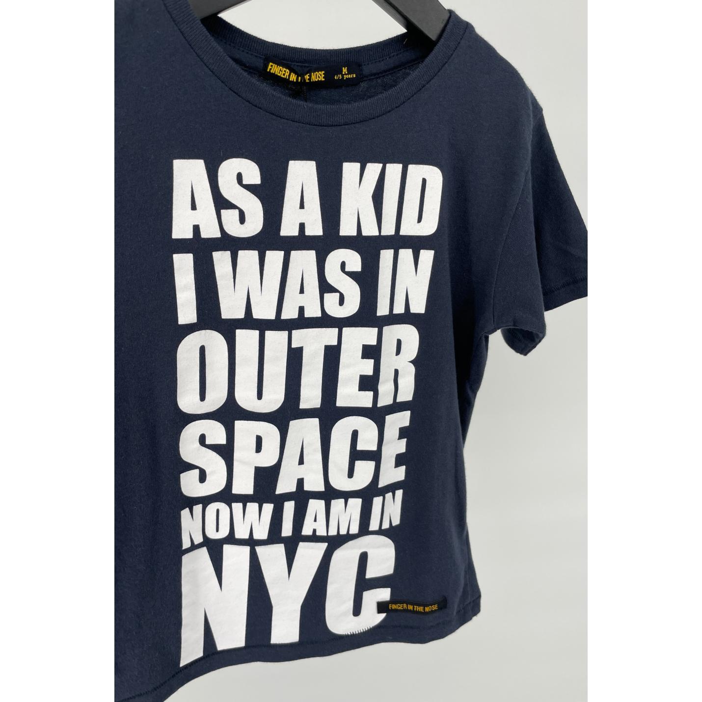 T-shirt Donkerblauw Tekst NYC Maat 110; Afbeelding: 4