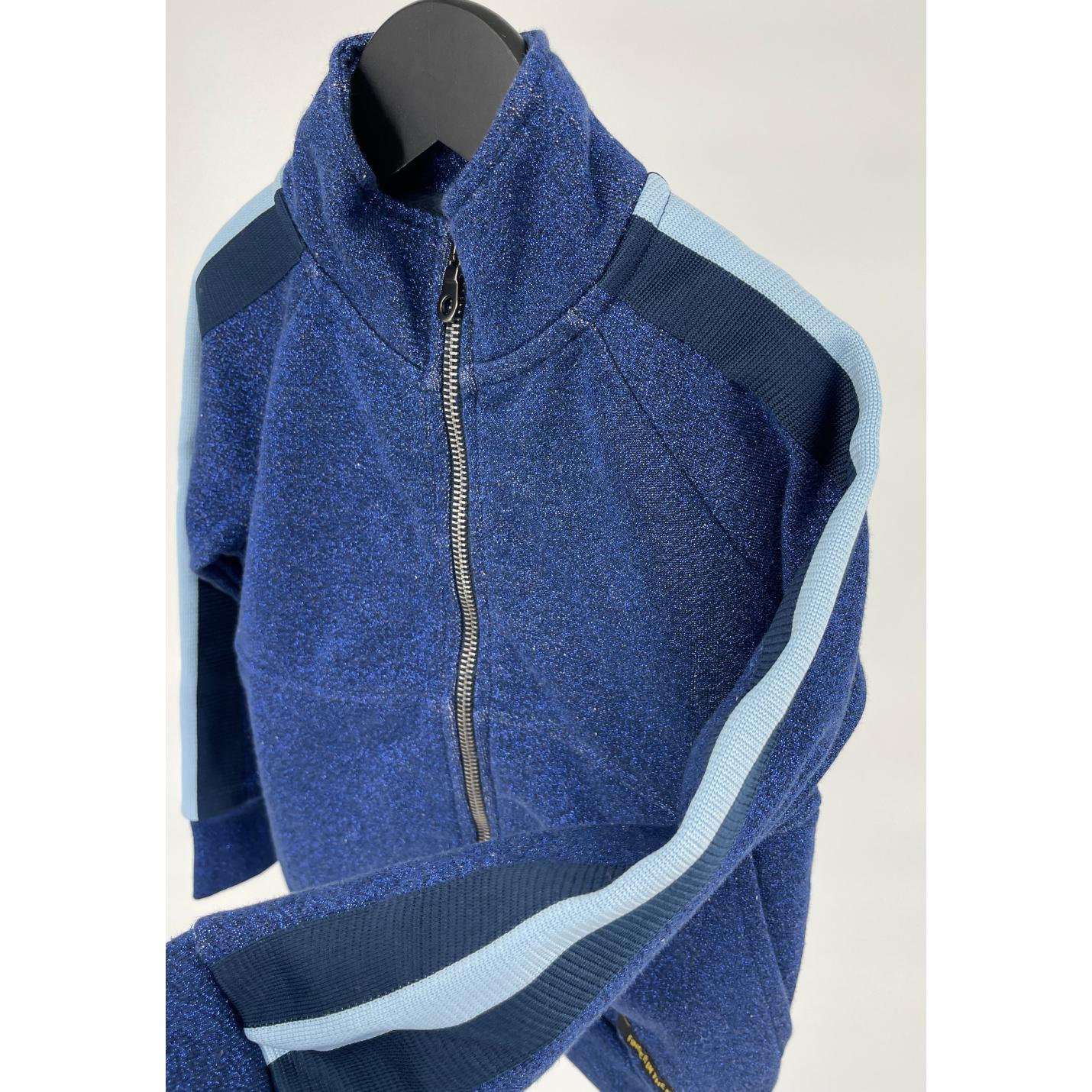 Vest Blauw Glitter Maat 92; Afbeelding: 5